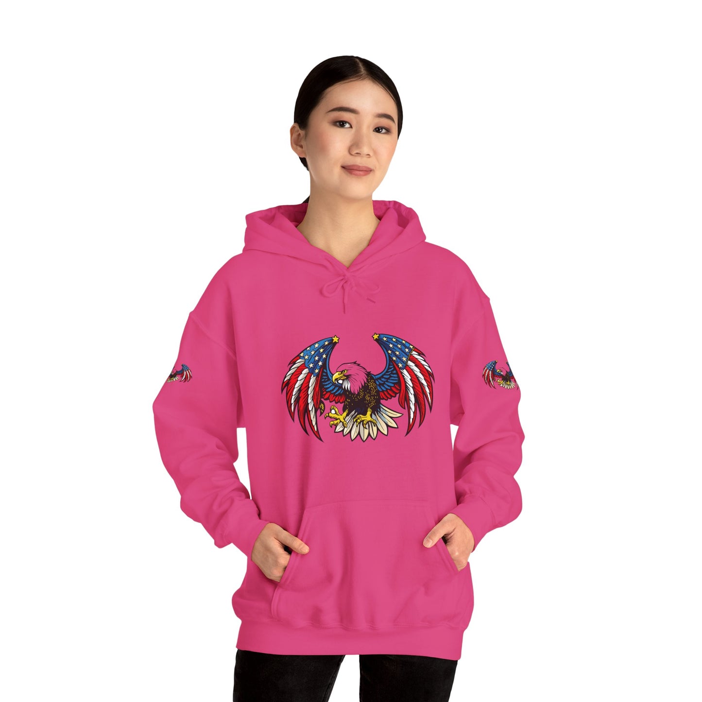 Princess Grace American Eagle Emblem Patriotic Unisex Hoodie
