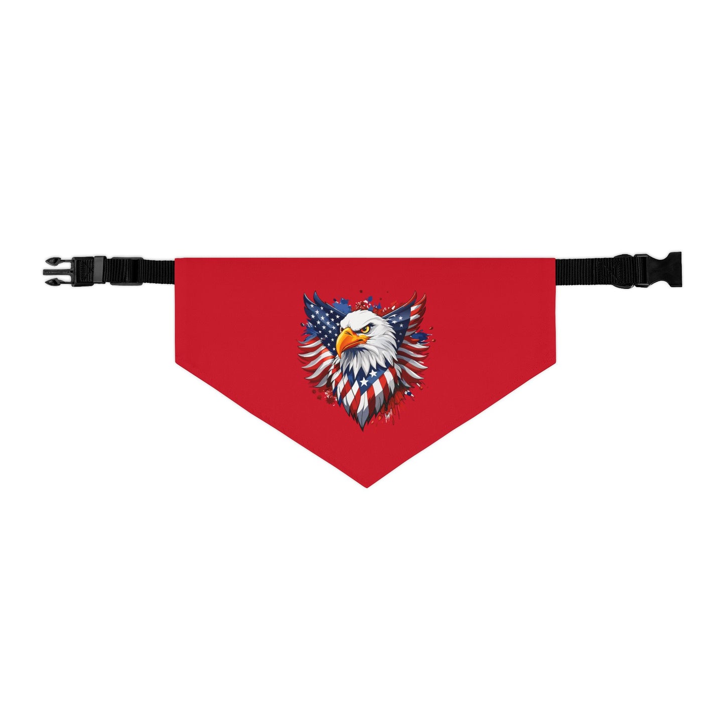 Princess Grace Patriotic Pet Bandana Collar Eagle Design for Dogs