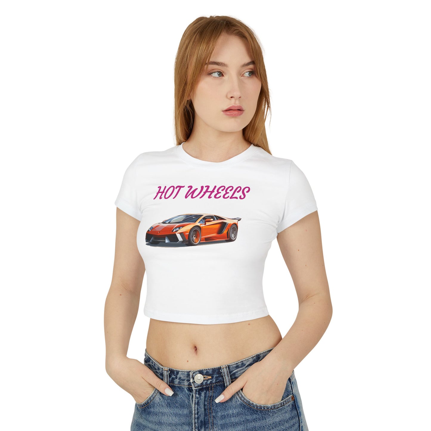 Princess Grace Hot Wheels Graphic Baby Tee for Car Enthusiasts