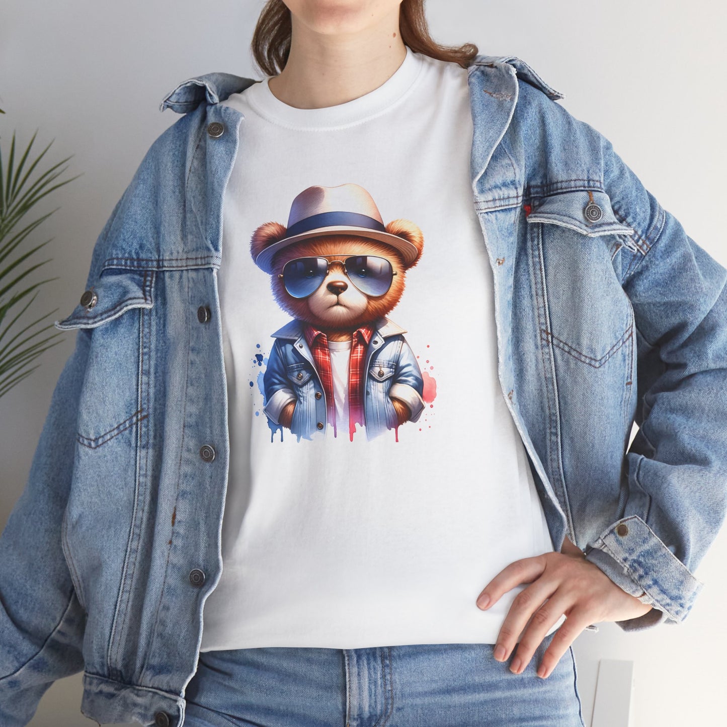 Princess Grace Cool Bear Graphic Unisex Heavy Cotton Tee