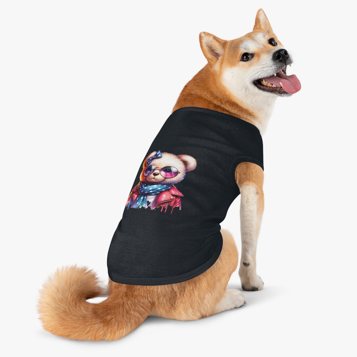 Princess Grace CUTE Trendy Pet Tank Top with Stylish Bear Design