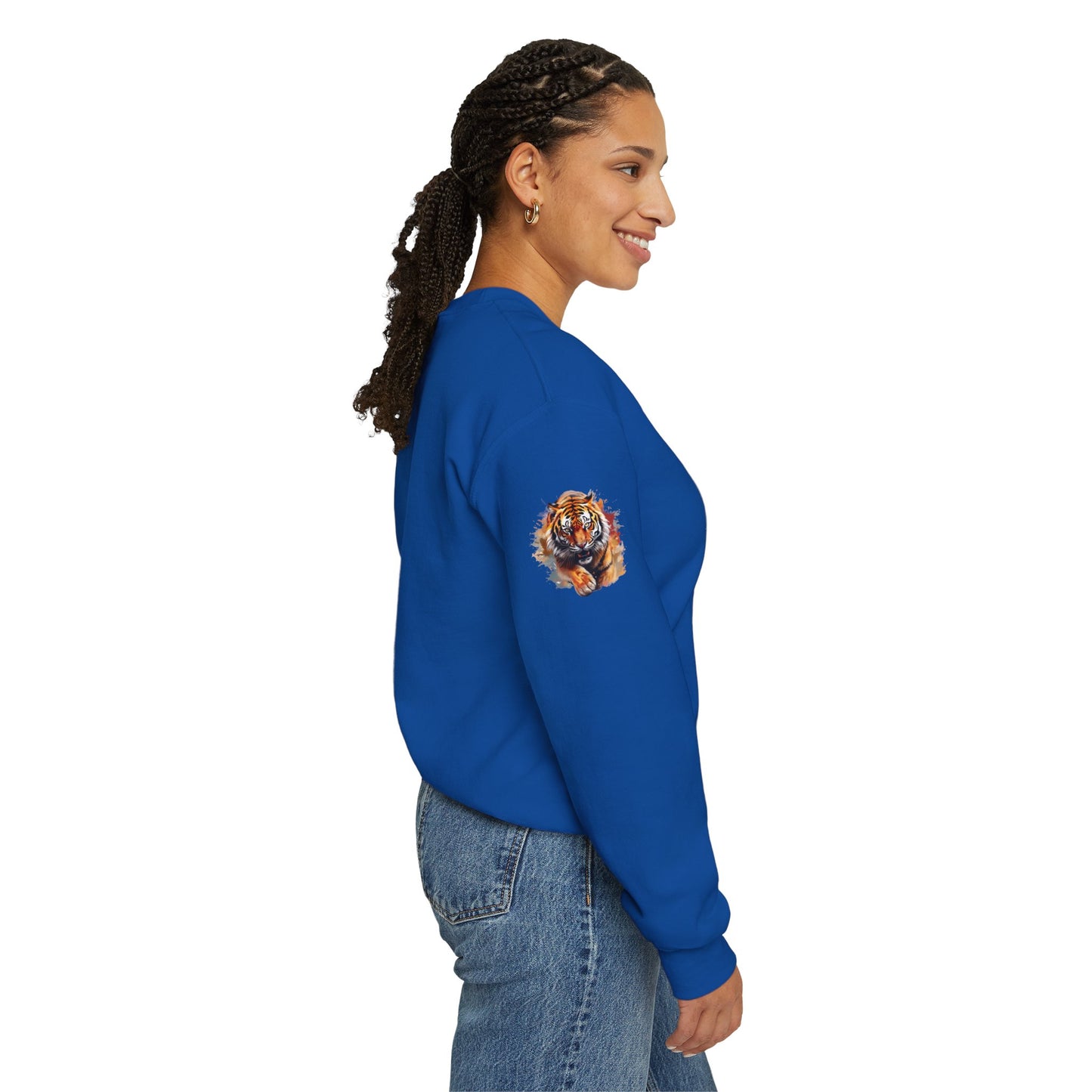 Princess Grace Majestic Tiger Unisex Heavy Blend Crewneck Sweatshirt