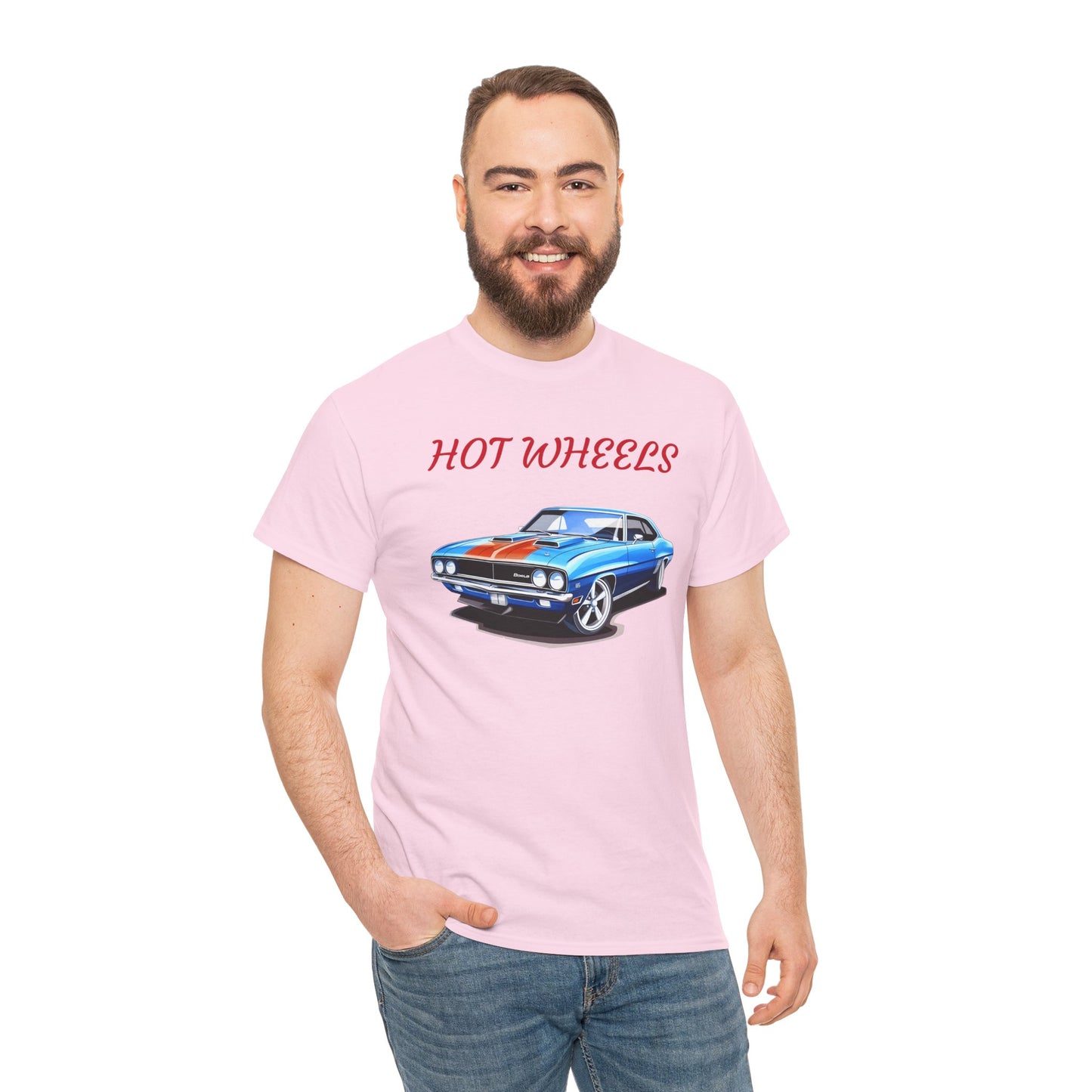 Princess Grace Hot Wheels Unisex Heavy Cotton Tee Classic Car Graphic Tee for Auto Enthusiasts