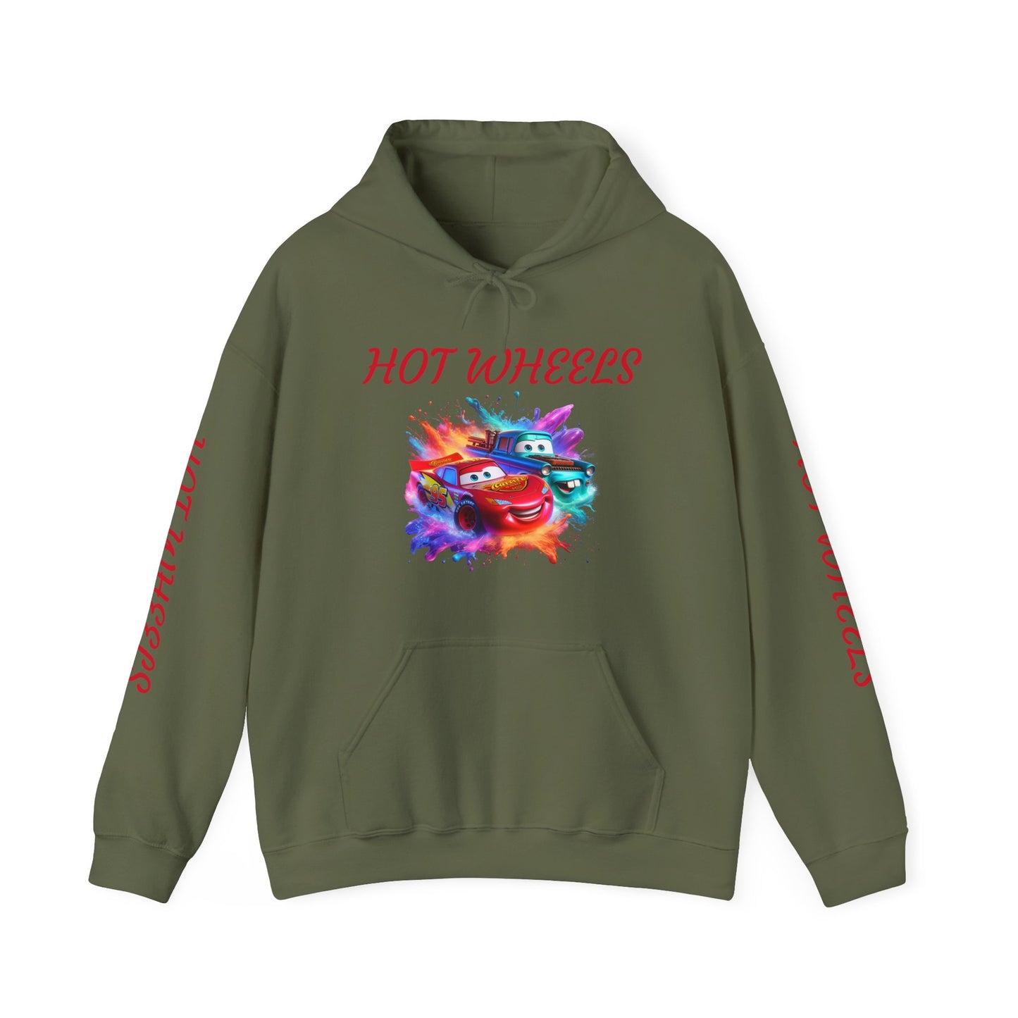 Princess Grace Cool Hot Wheels Unisex Hooded Sweatshirt Perfect for Car Enthusiasts