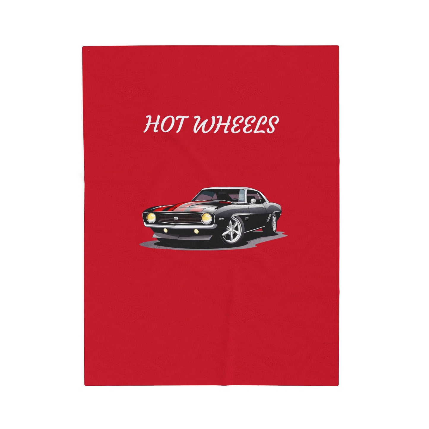 Princess Grace Hot Wheels Velveteen Plush Blanket Cozy Car Themed Throw for Auto Enthusiasts