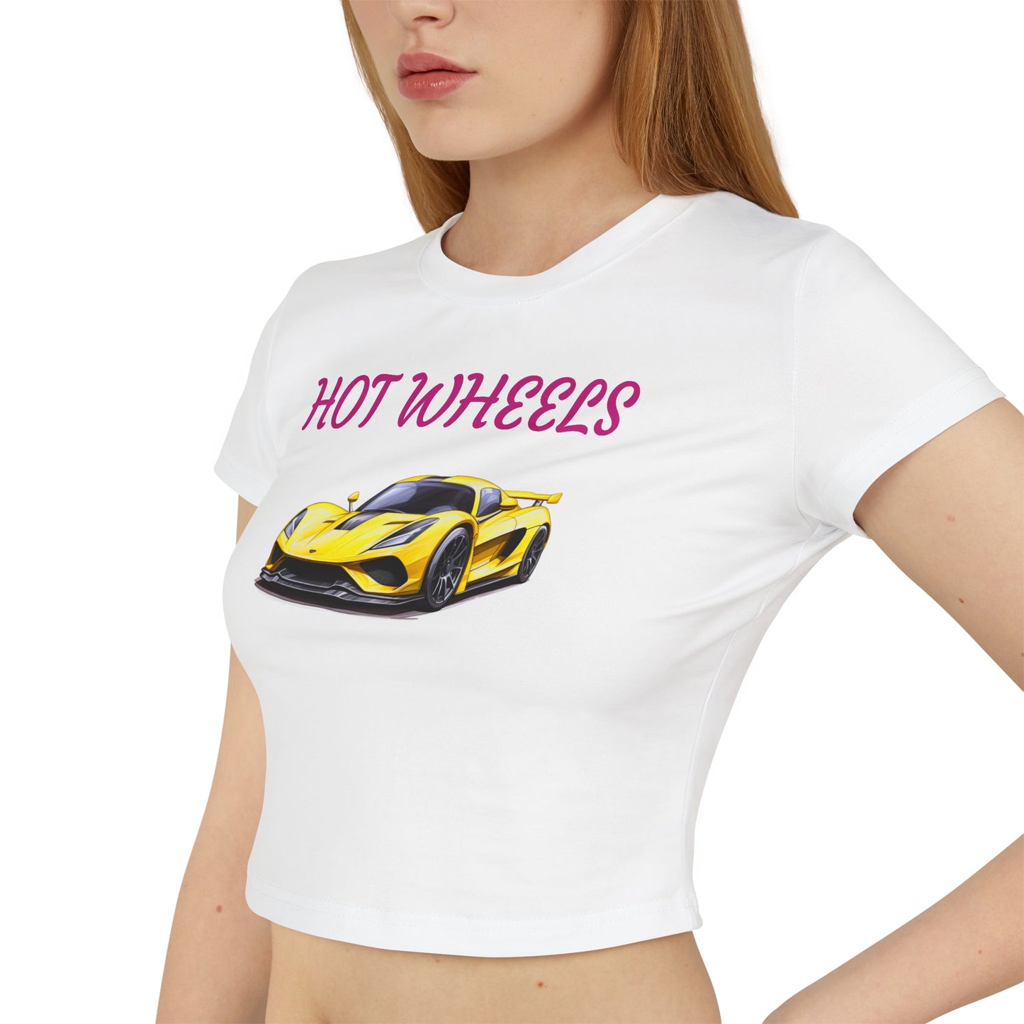 Princess Grace Hot Wheels Graphic Baby Tee for Car Enthusiasts