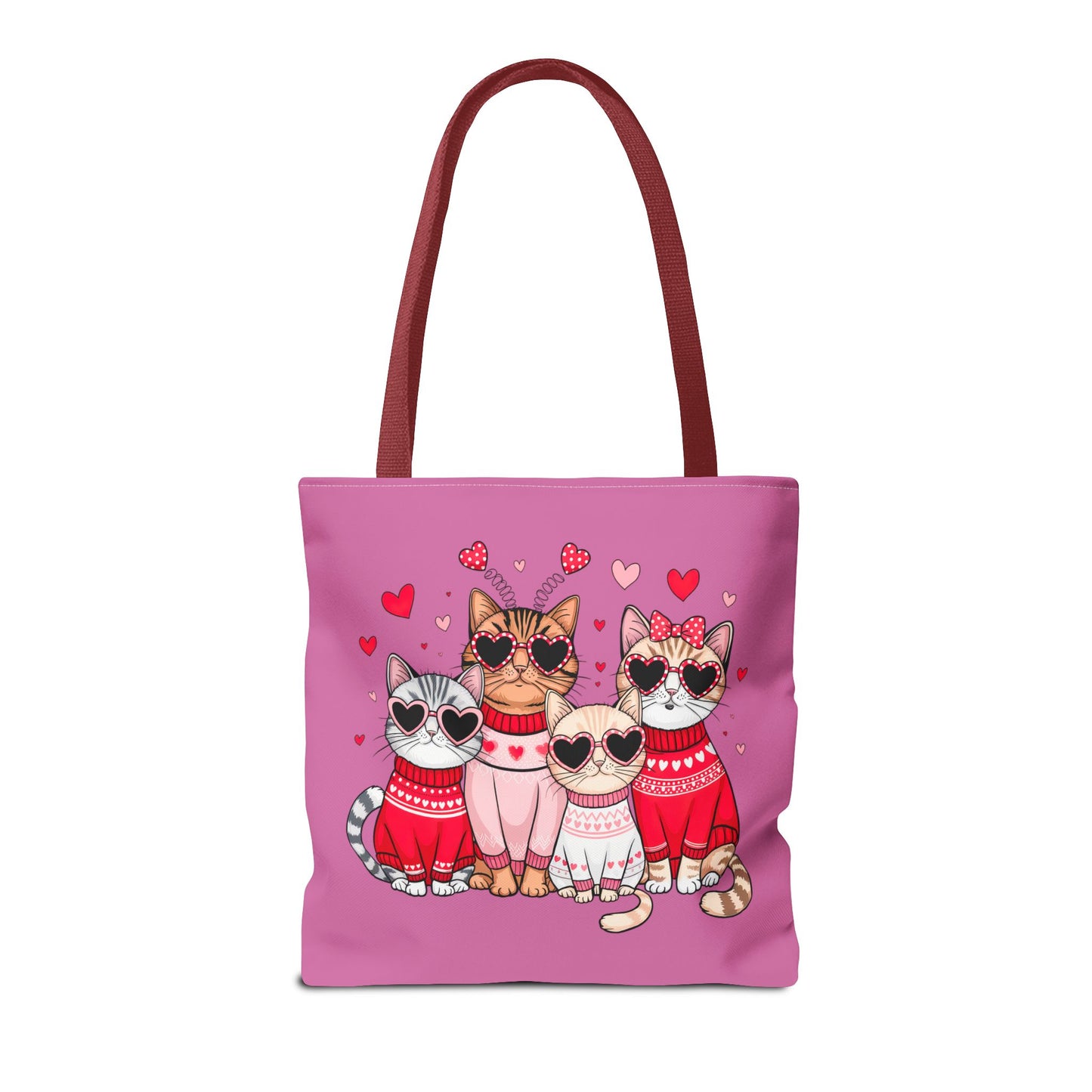 Princess Grace Cute Cat Lover Tote Bag Stylish Pet Themed Pink Bag for Animal Lovers