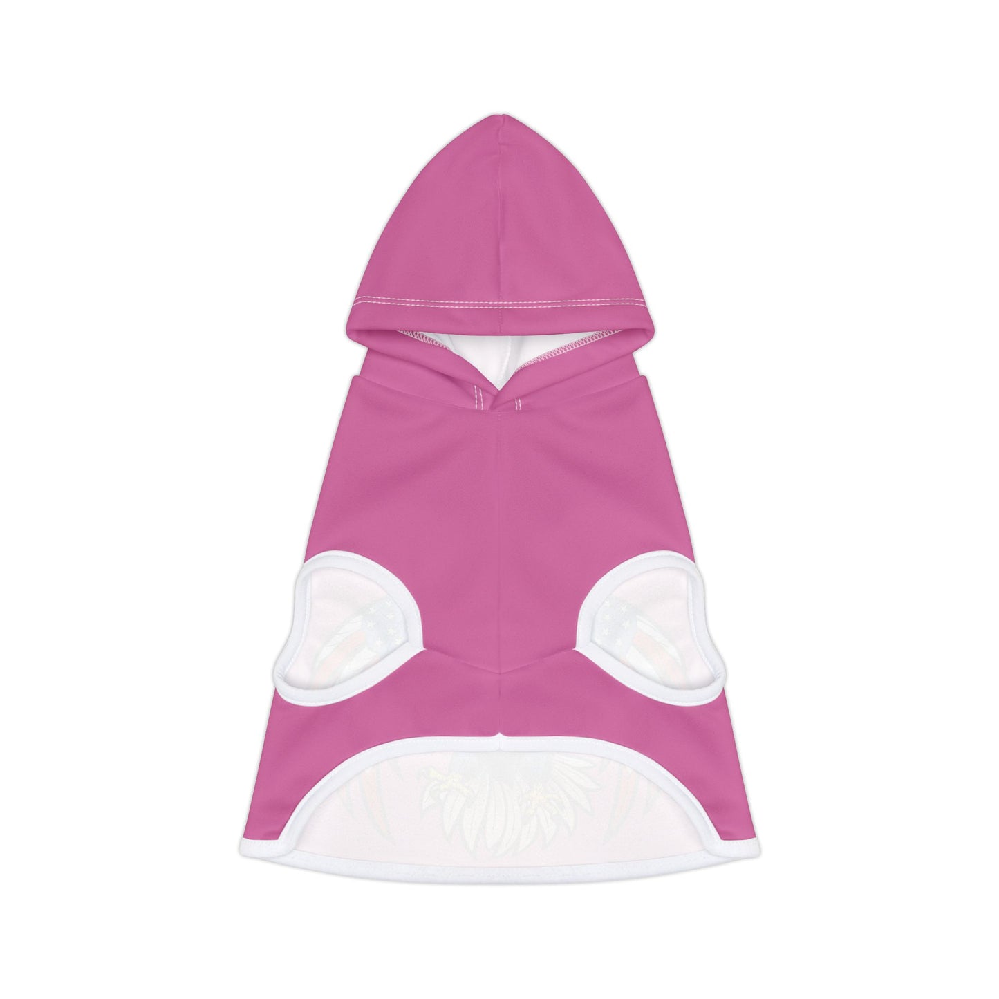 Princess Grace Patriotic Eagle Pet Hoodie Cute Pink Dog Apparel for Holidays