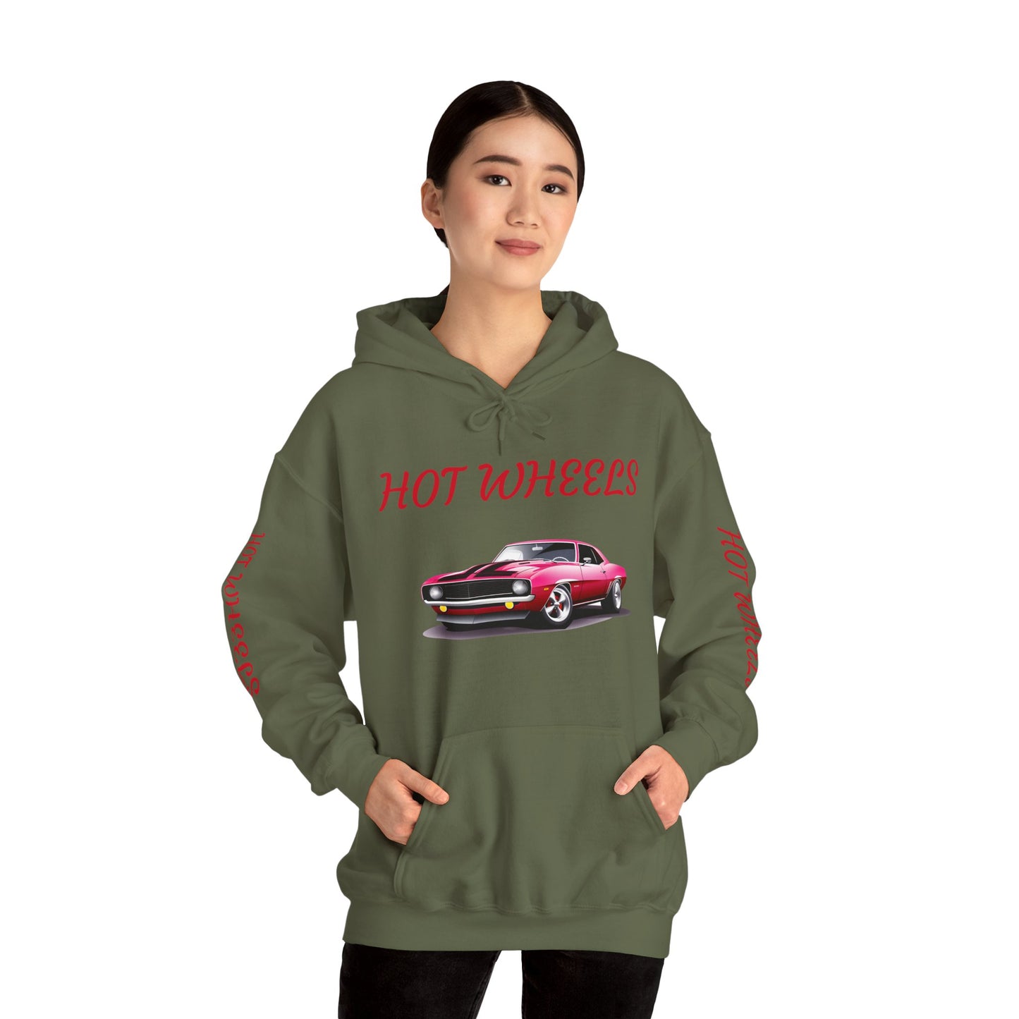 Princess Grace Retro Hot Wheels Hoodie for Car Enthusiasts