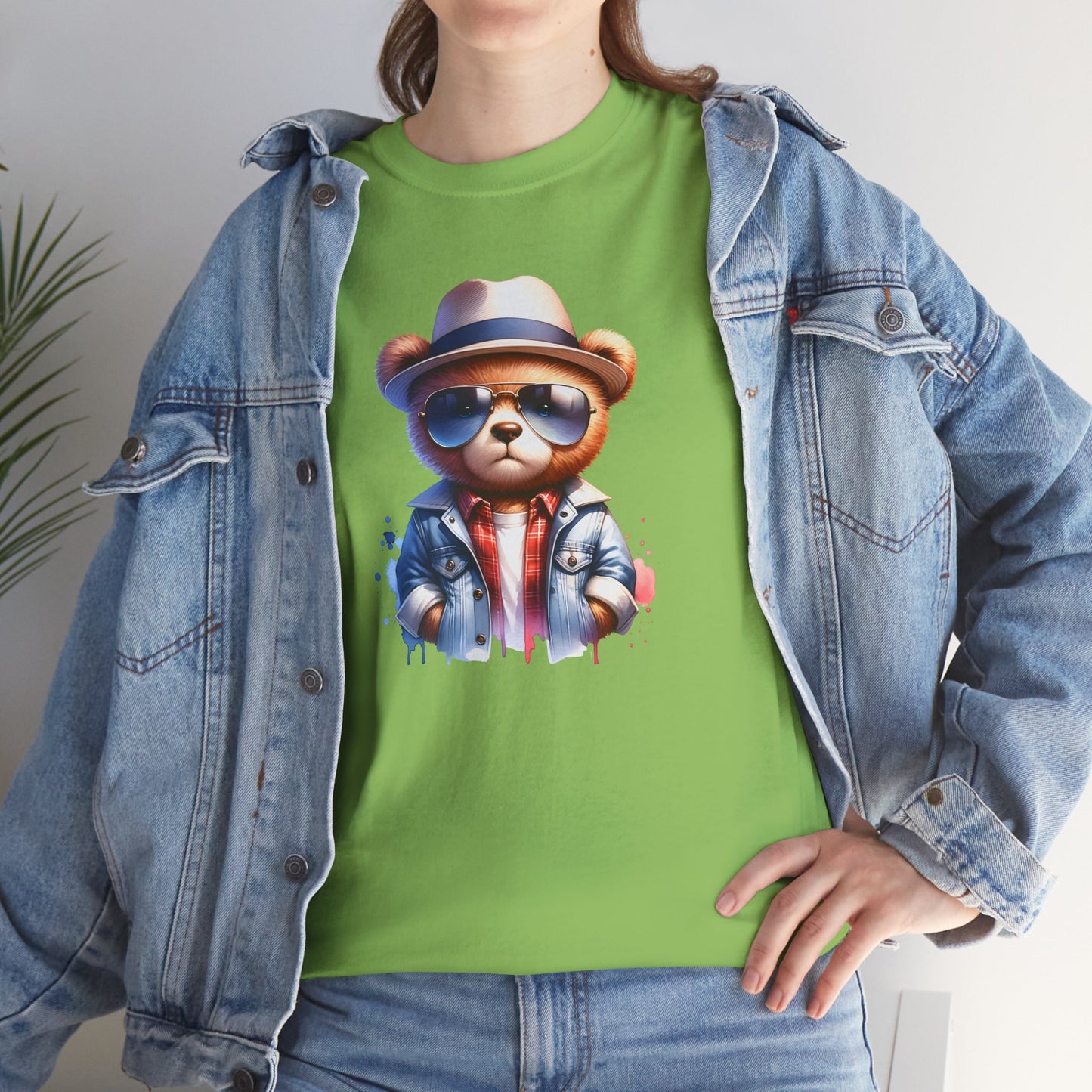 Princess Grace Cool Bear Graphic Unisex Heavy Cotton Tee