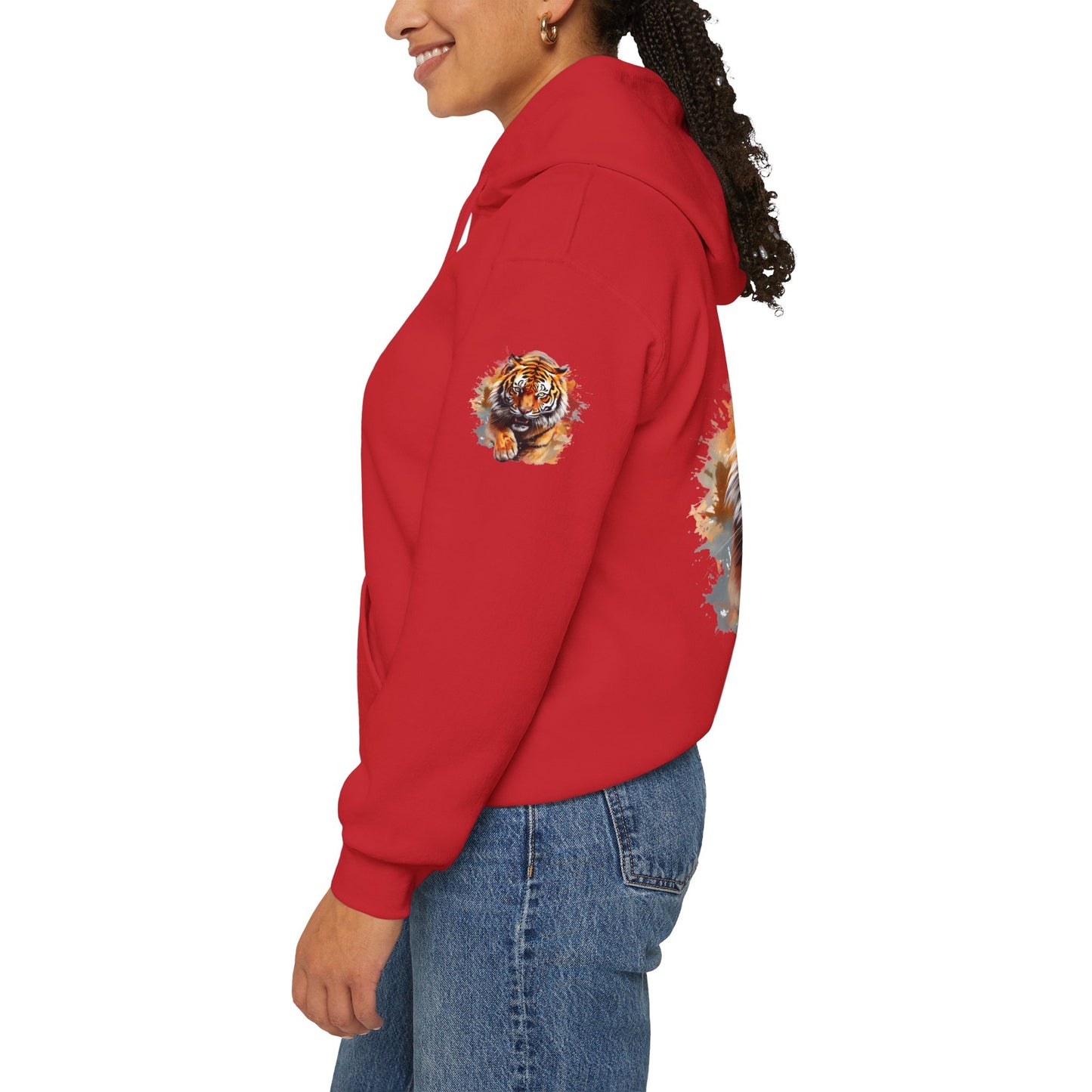 Princess Grace Fierce Tiger Graphic Unisex Heavy Blend Hoodie