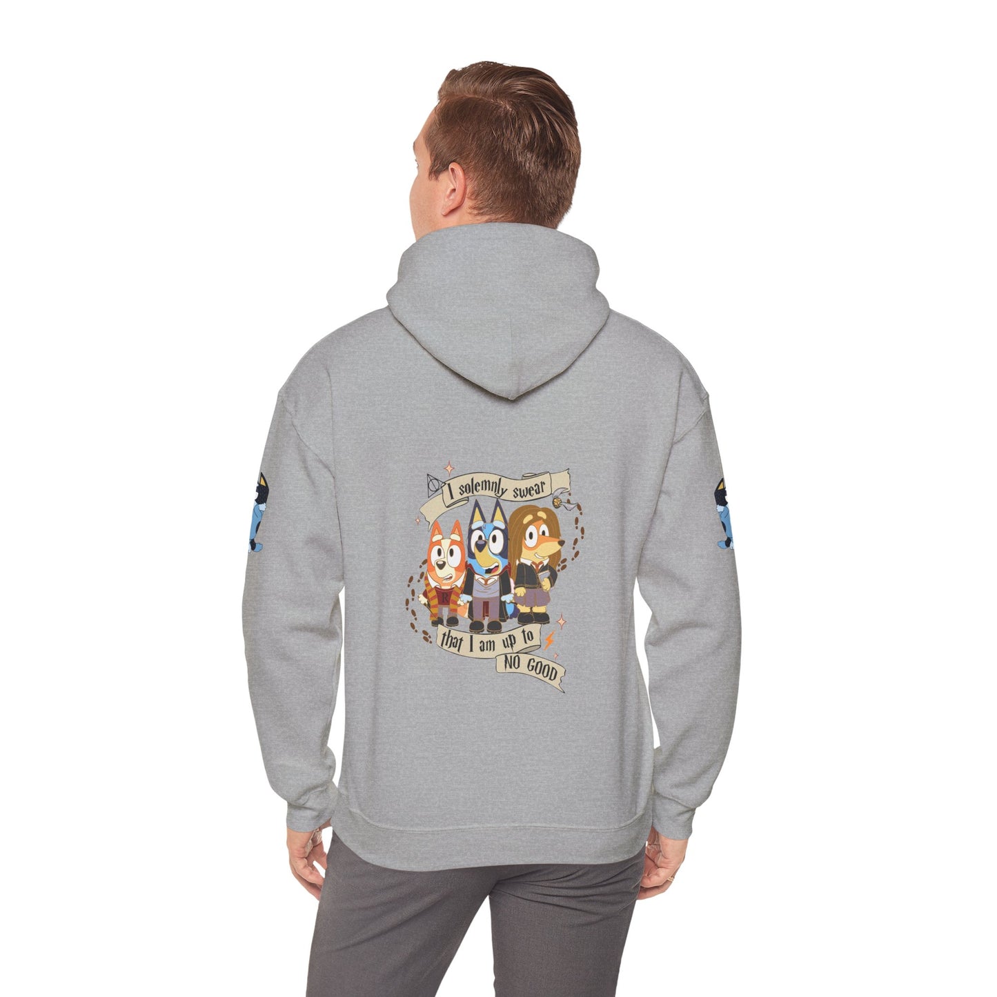 Princess Grace Bluey I Sincerely Sweet! Unisex Heavy Blend Hooded Sweatshirt for Fun Loving Fans