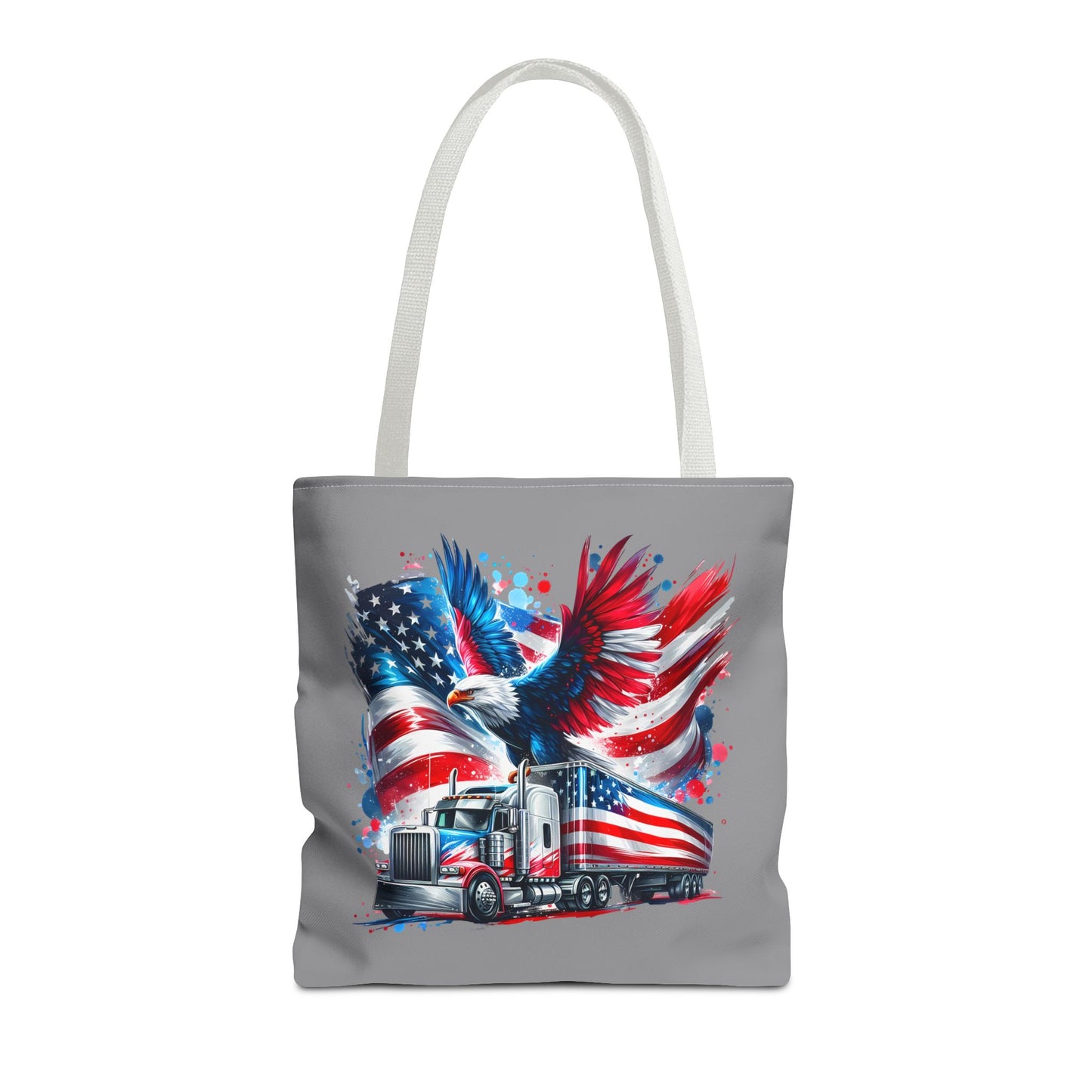 Princess Grace Patriotic Eagle Truck Tote Bag Perfect for Independence Day & Everyday Use