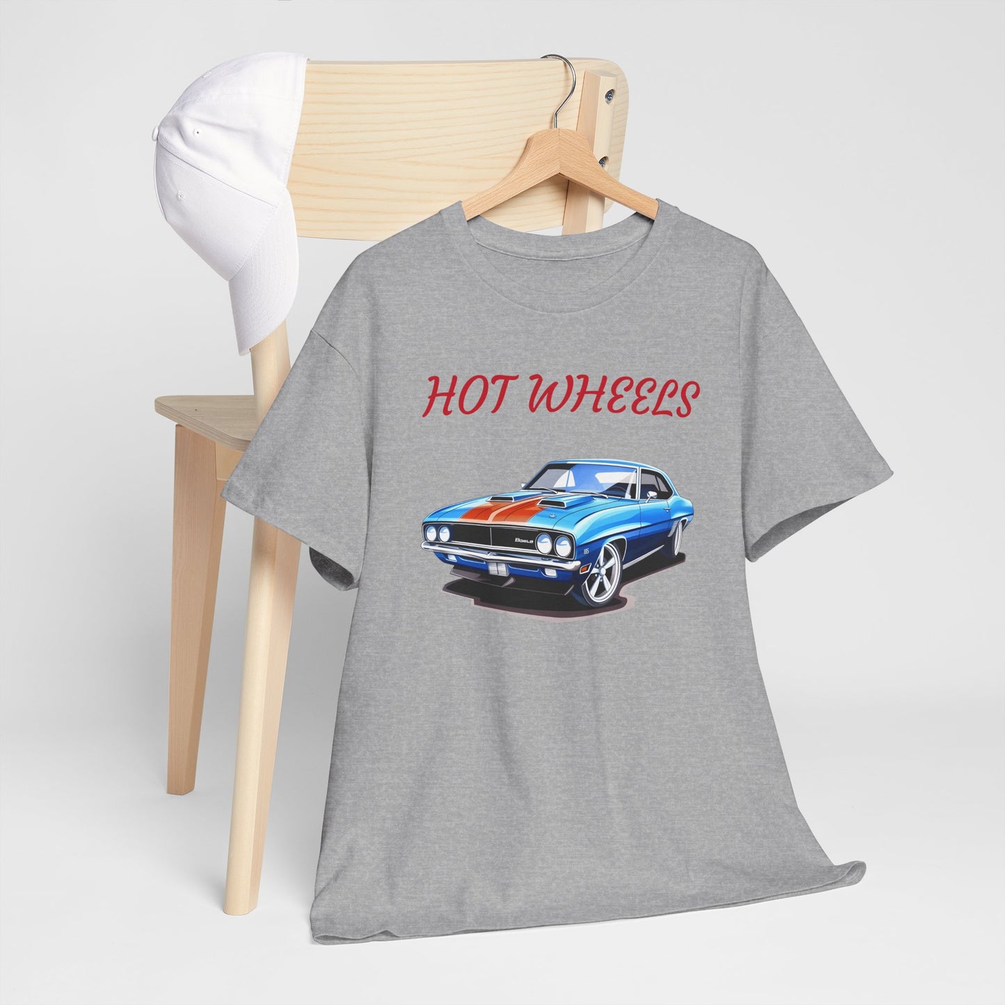 Princess Grace Hot Wheels Unisex Heavy Cotton Tee Classic Car Graphic Tee for Auto Enthusiasts