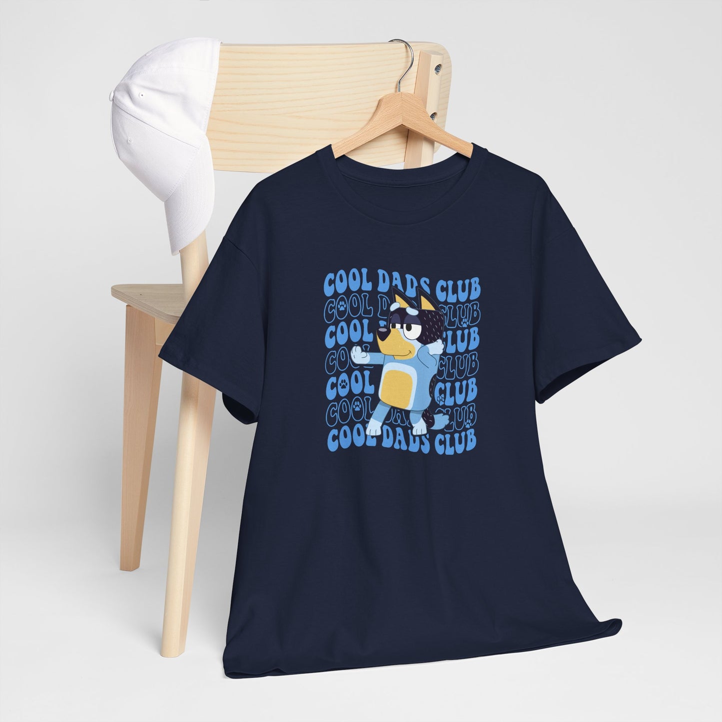 Princess Grace Bluey Cool Dads Club Unisex Heavy Cotton Tee