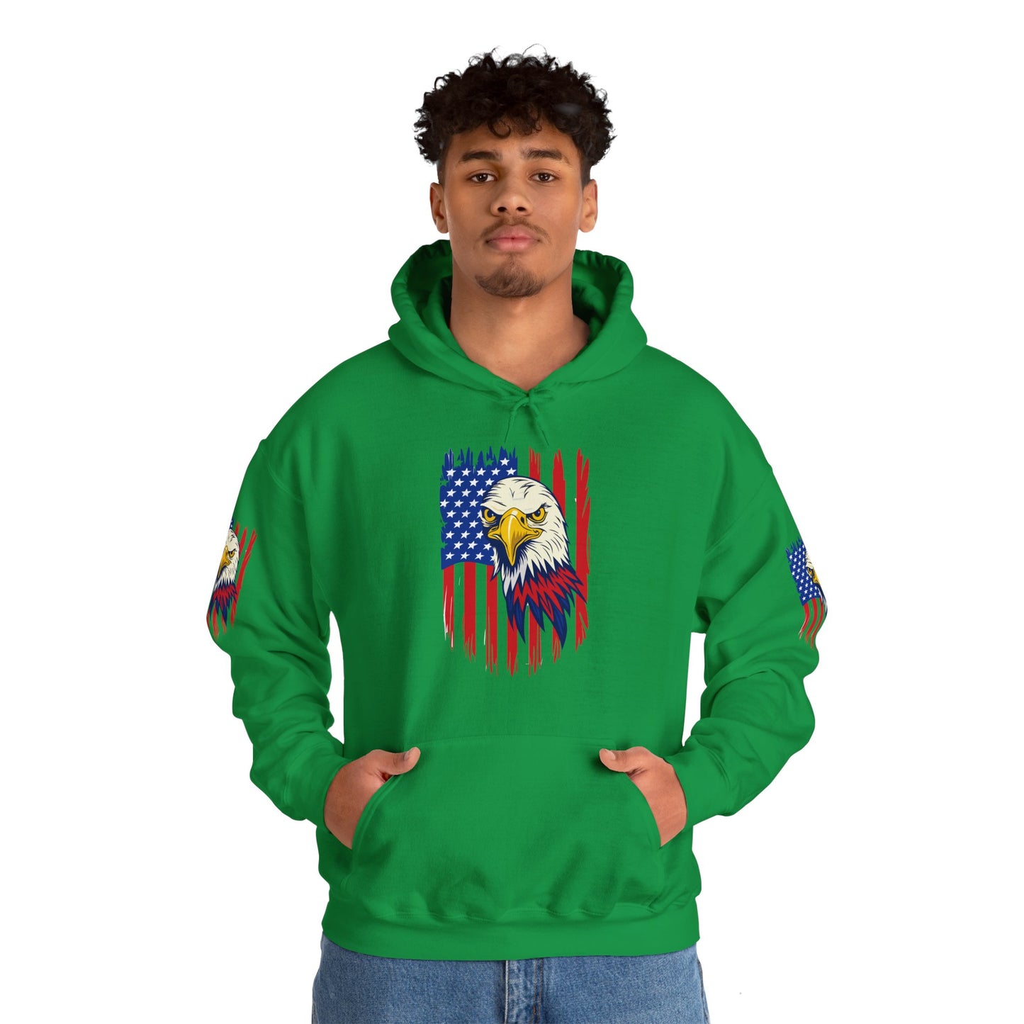 Princess Grace Patriotic Eagle Unisex Heavy Blend Hoodie