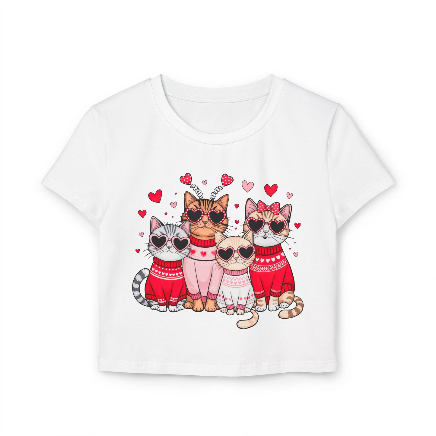 Princess Grace Cute Cat Love Women's Baby Tee Perfect Gift for Cat Lovers