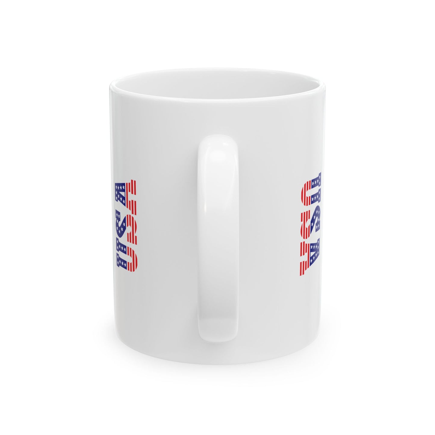 Princess Grace Patriotic Eagle Ceramic Mug 11oz & 15oz, Perfect for Independence Day