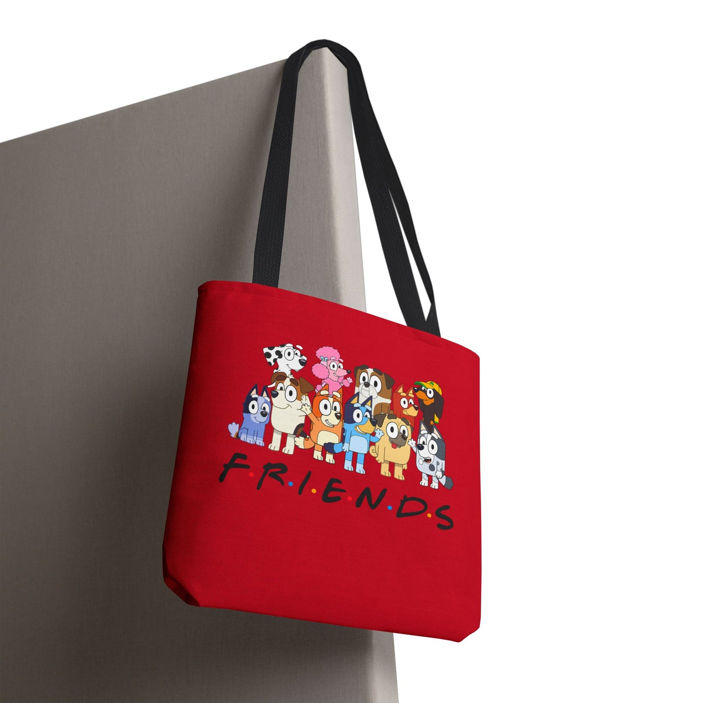 Princess Grace Colorful Cartoon Friends Tote Bag Perfect for Animal Lovers and Everyday Use