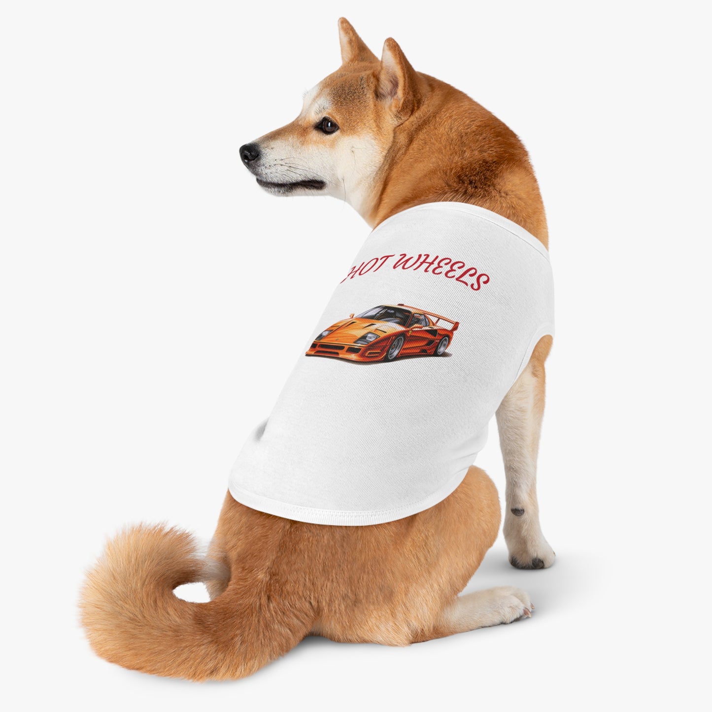 Princess Grace Hot Wheels Cool Car Pet Tank Top Design for Stylish Pets