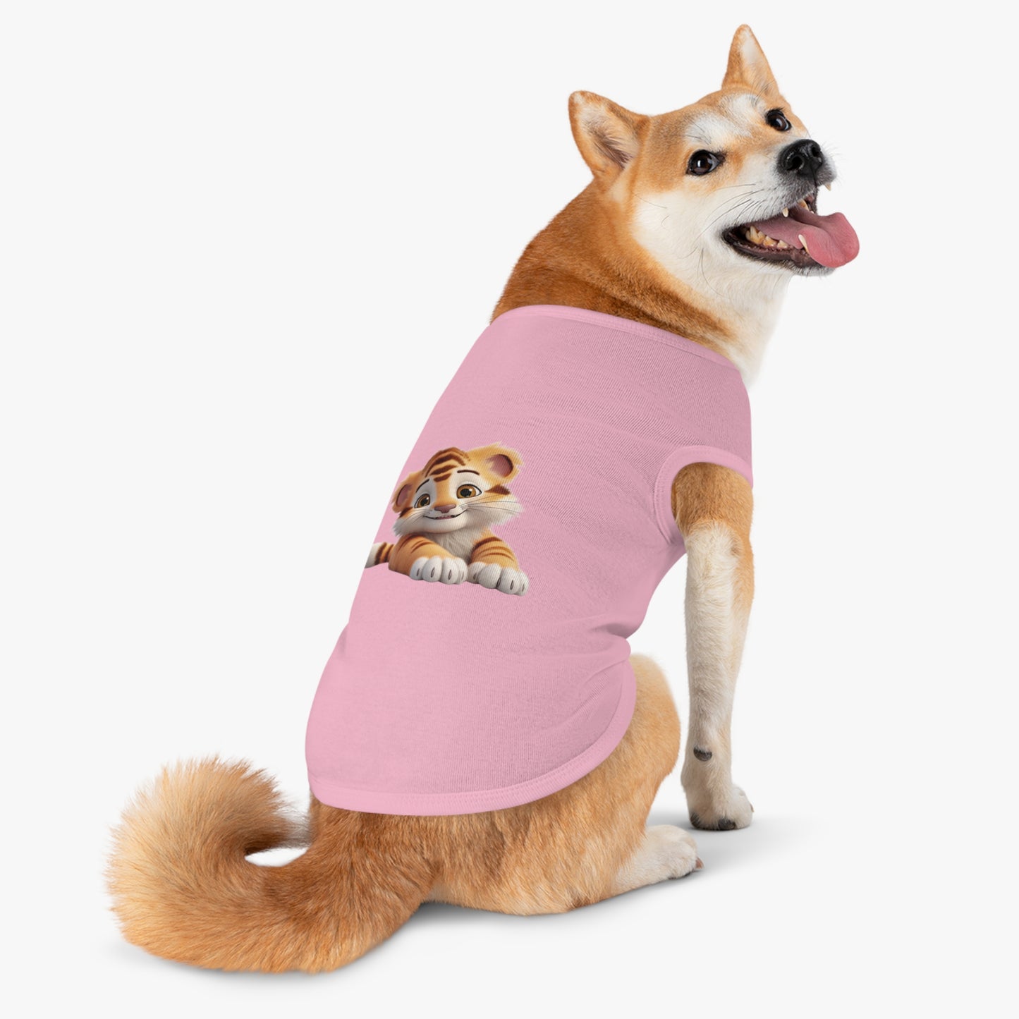 Princess Grace CUTE Tiger Print Pet Tank Top Fun Summer Outfit for Cats and Small Dogs