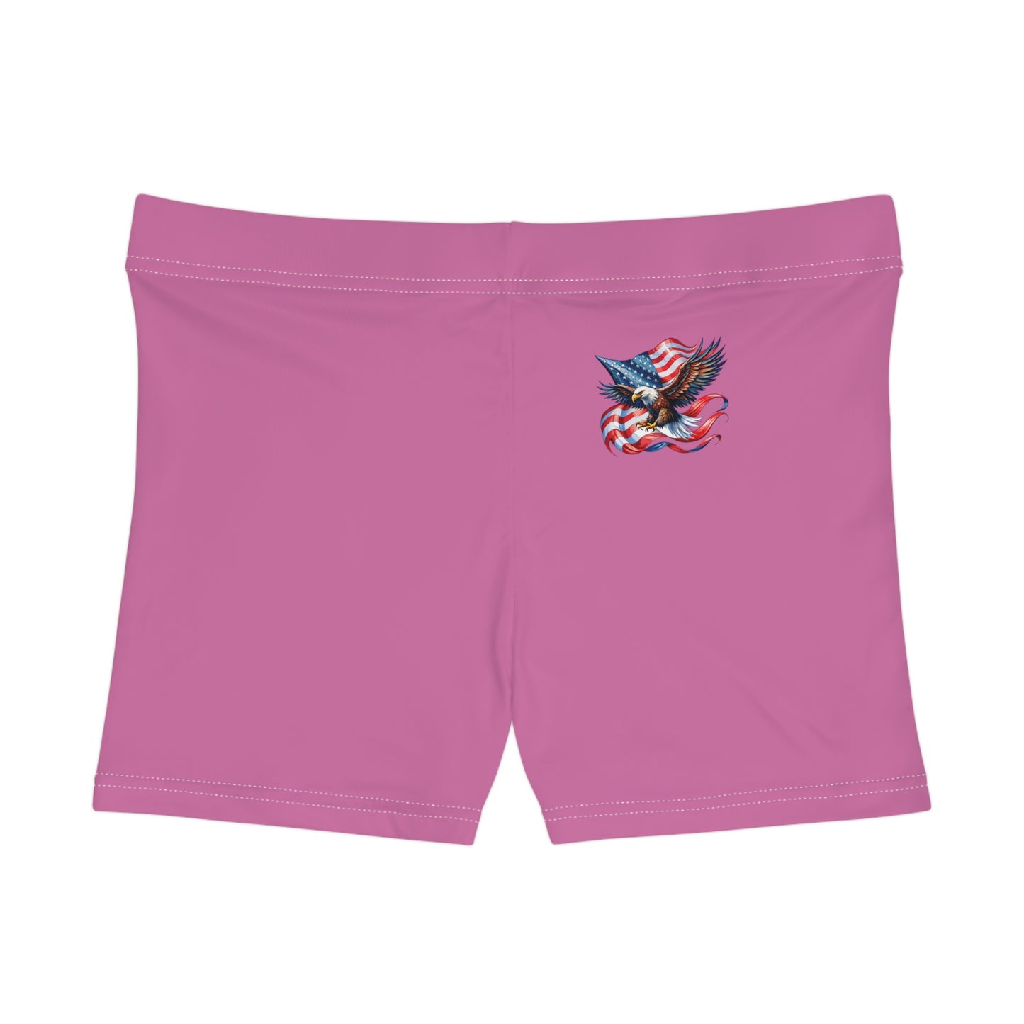 Patriotic Eagle Women's Shorts Perfect for Summer Celebrations