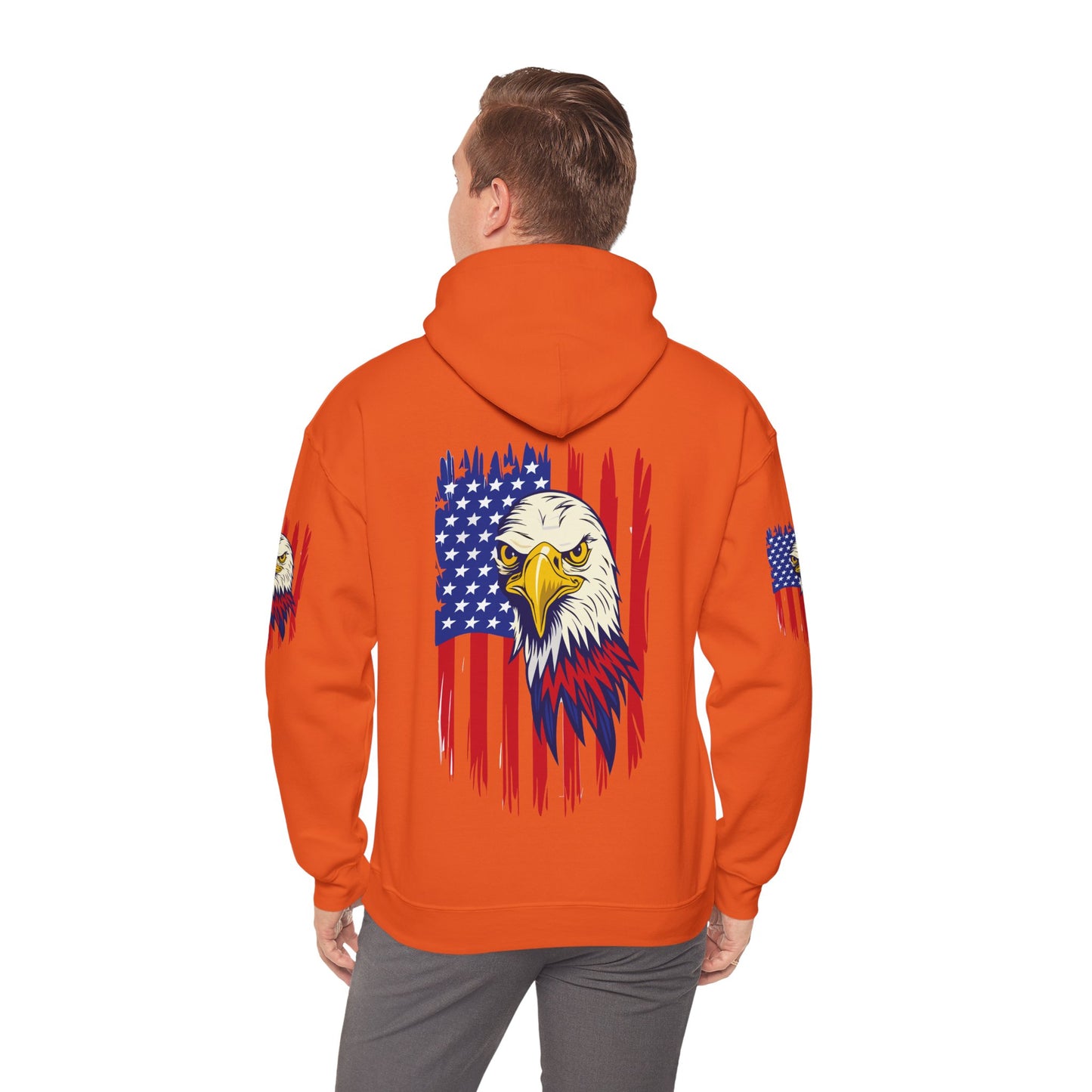 Princess Grace Patriotic Eagle Unisex Heavy Blend Hoodie