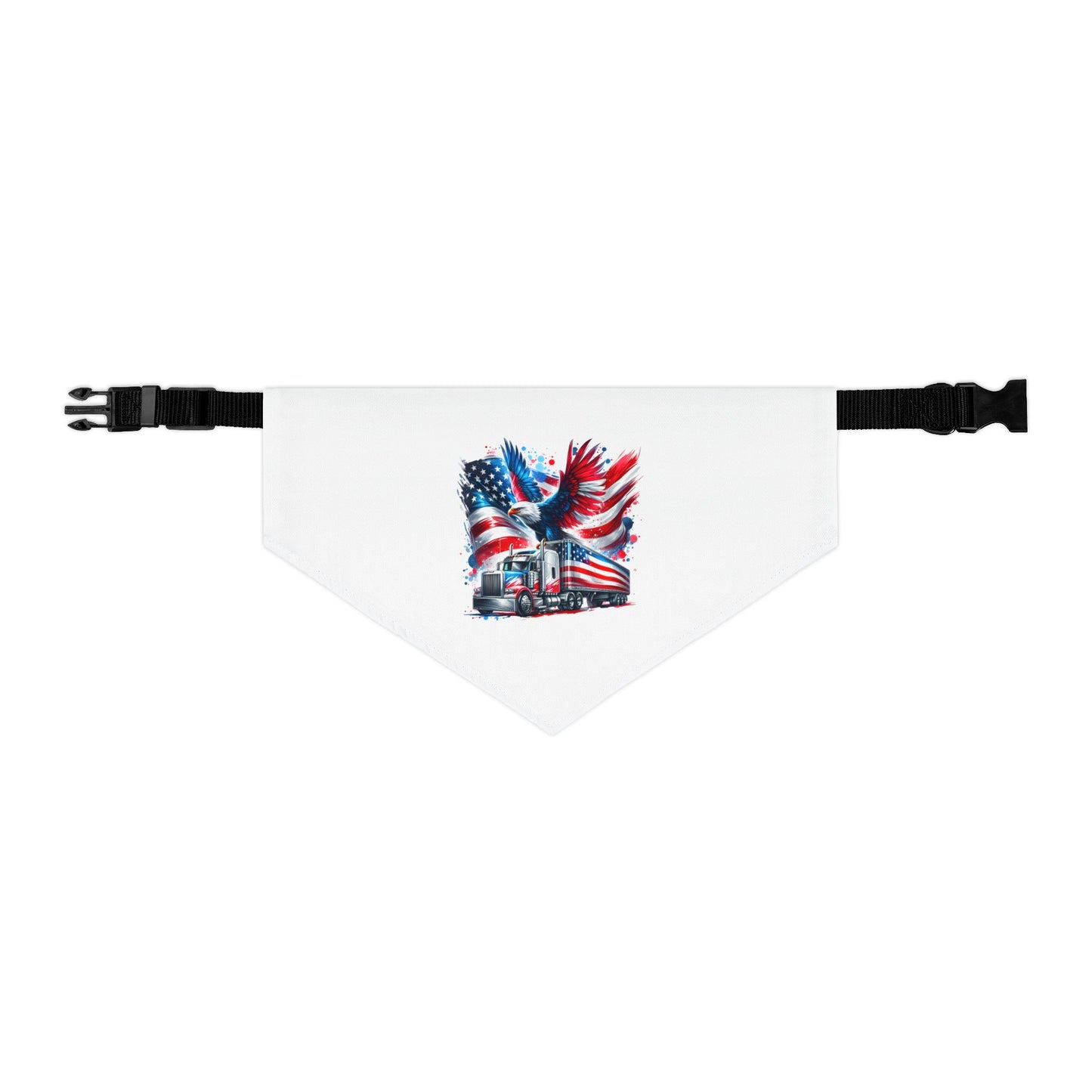 Princess Grace Patriotic Pet Bandana Collar USA Flag Design for Dogs