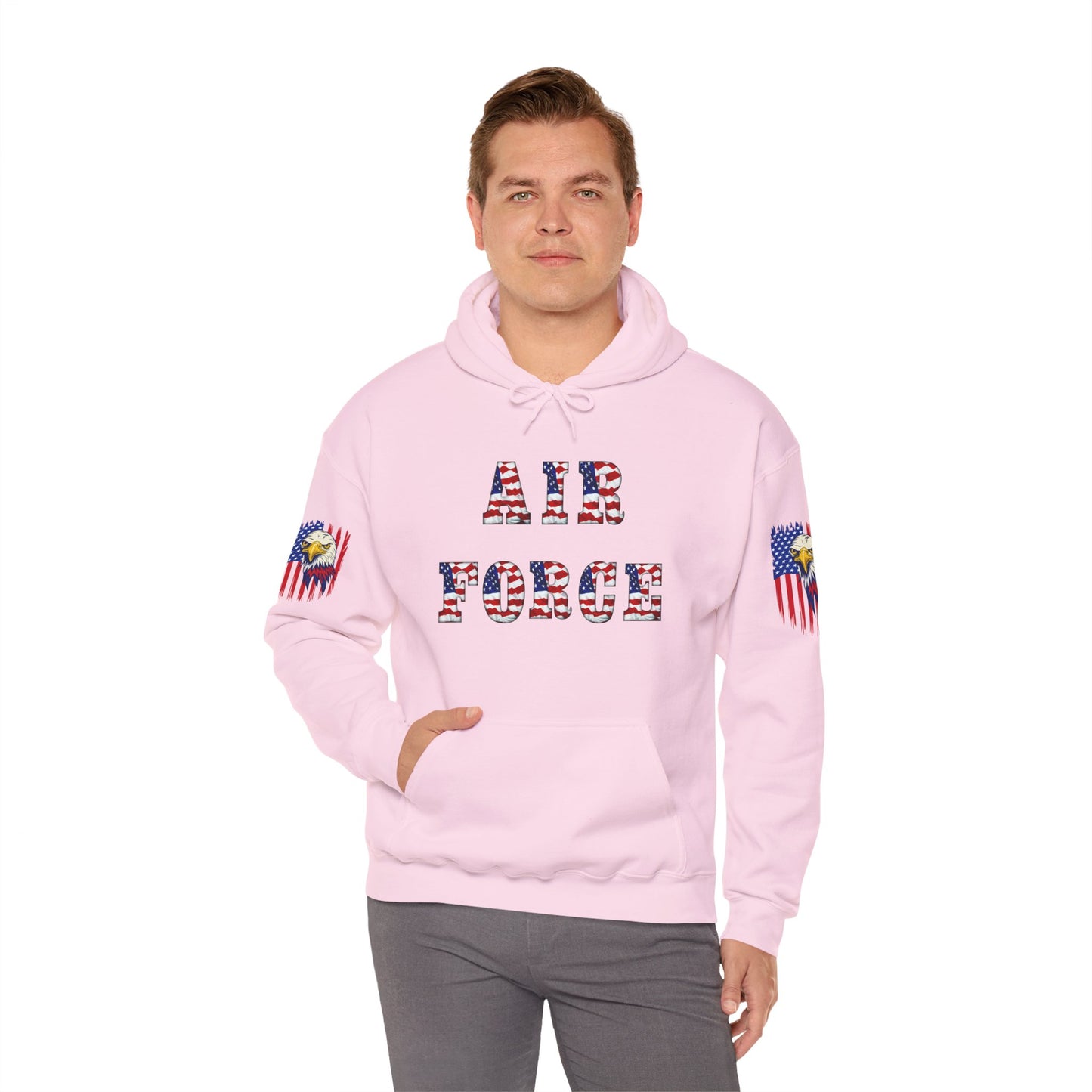 Princess Grace Unisex Air Force Hoodie with Eagle Design