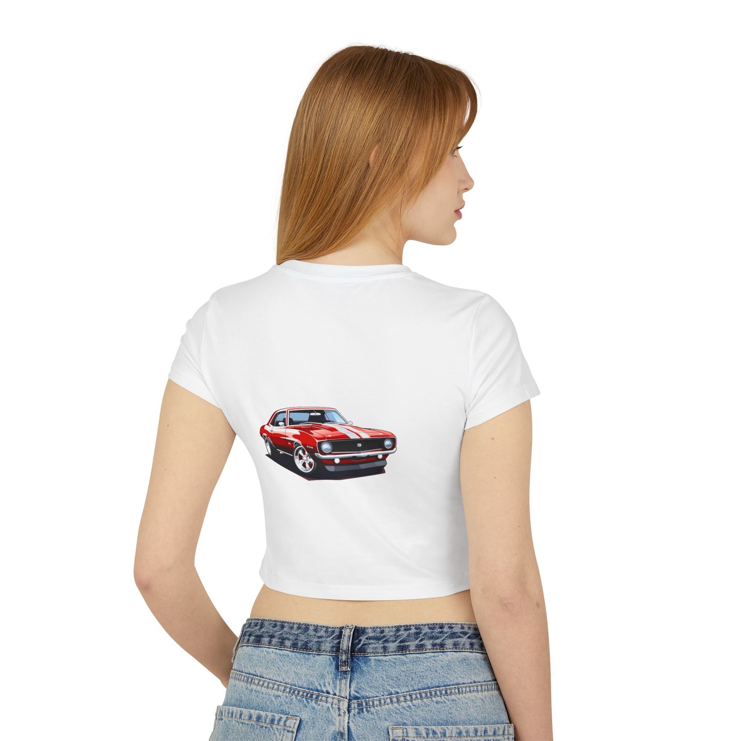 Princess Grace Retro Hot Wheels Baby Tee for Car Enthusiasts