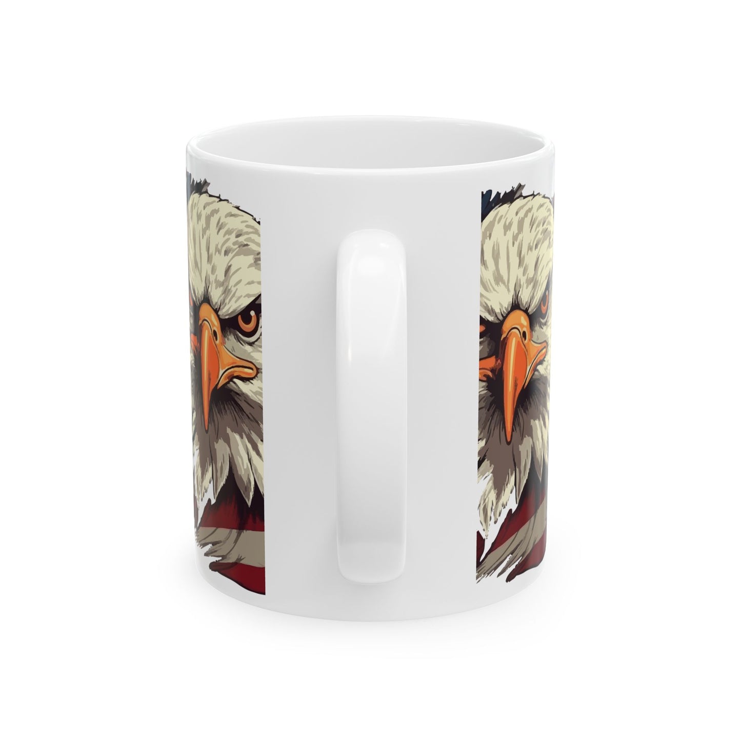 Princess Grace Patriotic Eagle Ceramic Mug 11oz & 15oz