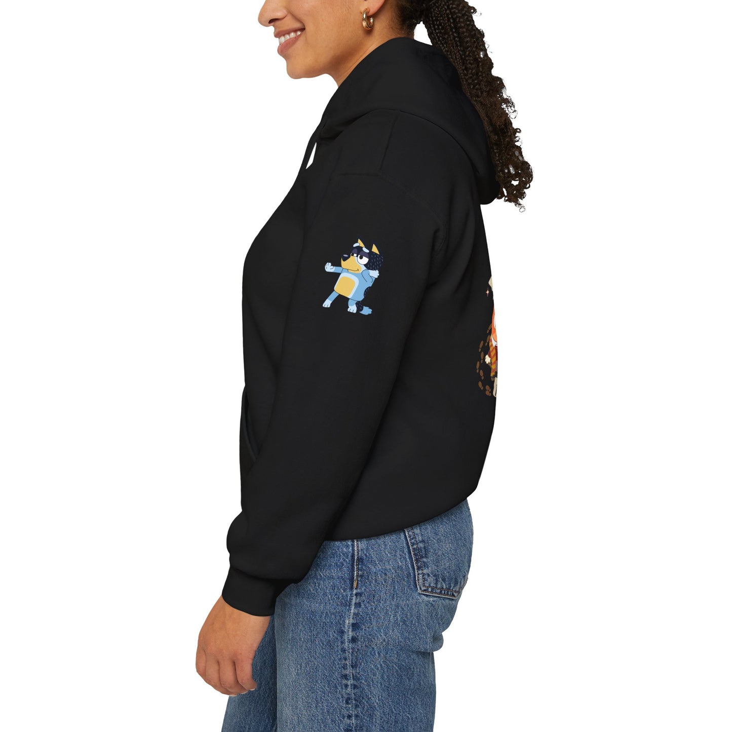 Princess Grace Bluey I Sincerely Sweet! Unisex Heavy Blend Hooded Sweatshirt for Fun Loving Fans