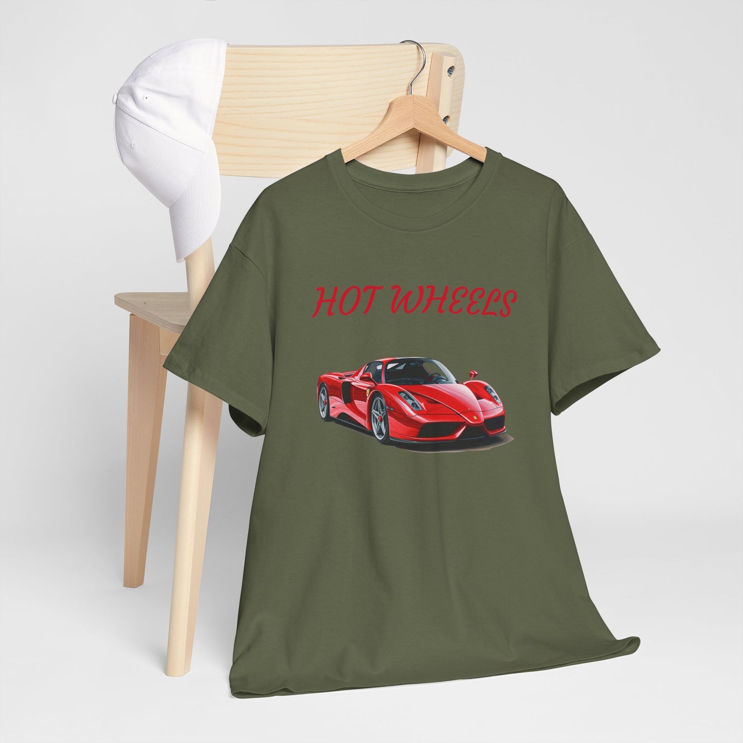 Princess Grace Hot Wheels Unisex Heavy Cotton Tee Perfect for Car Enthusiasts