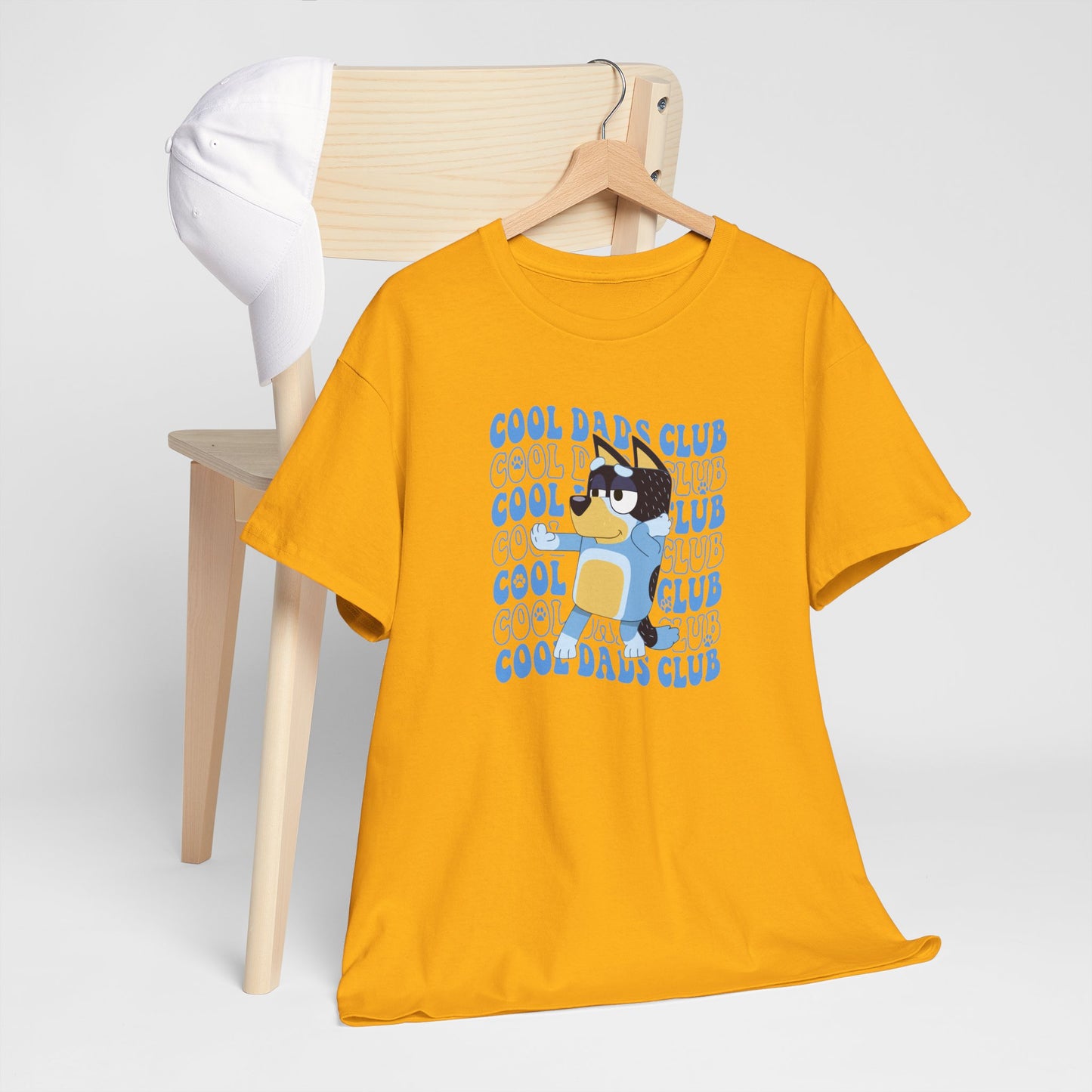 Princess Grace Bluey Cool Dads Club Unisex Heavy Cotton Tee