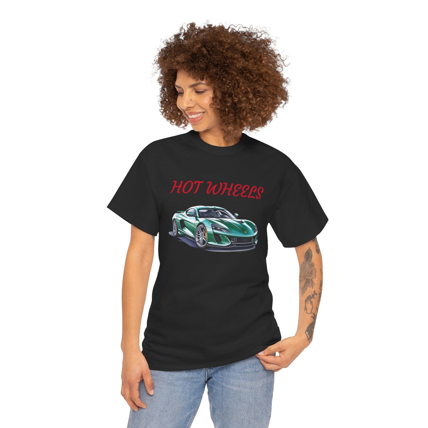 Princess Grace Hot Wheels Unisex Heavy Cotton Tee Car Lovers T-Shirt for Enthusiasts