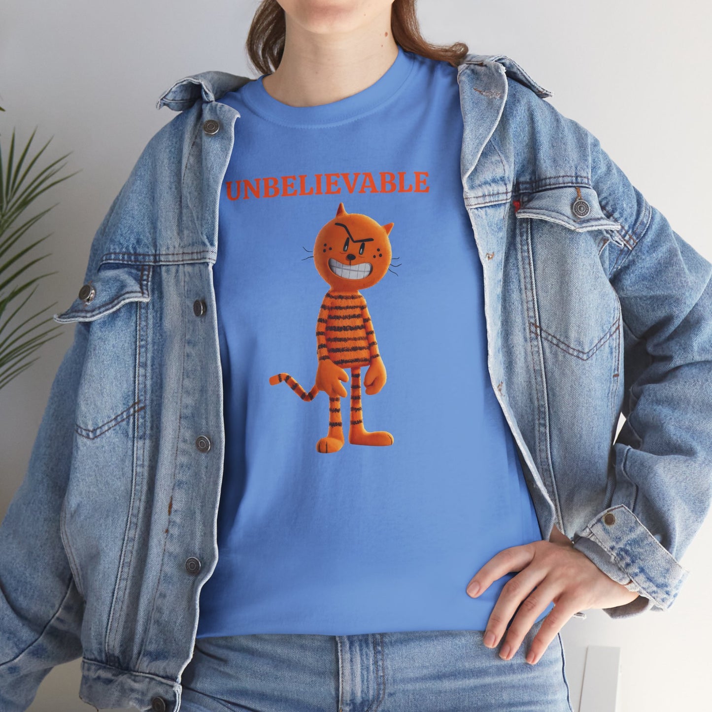 Princess Grace Unbelievable Cat Graphic Unisex Heavy Cotton Tee