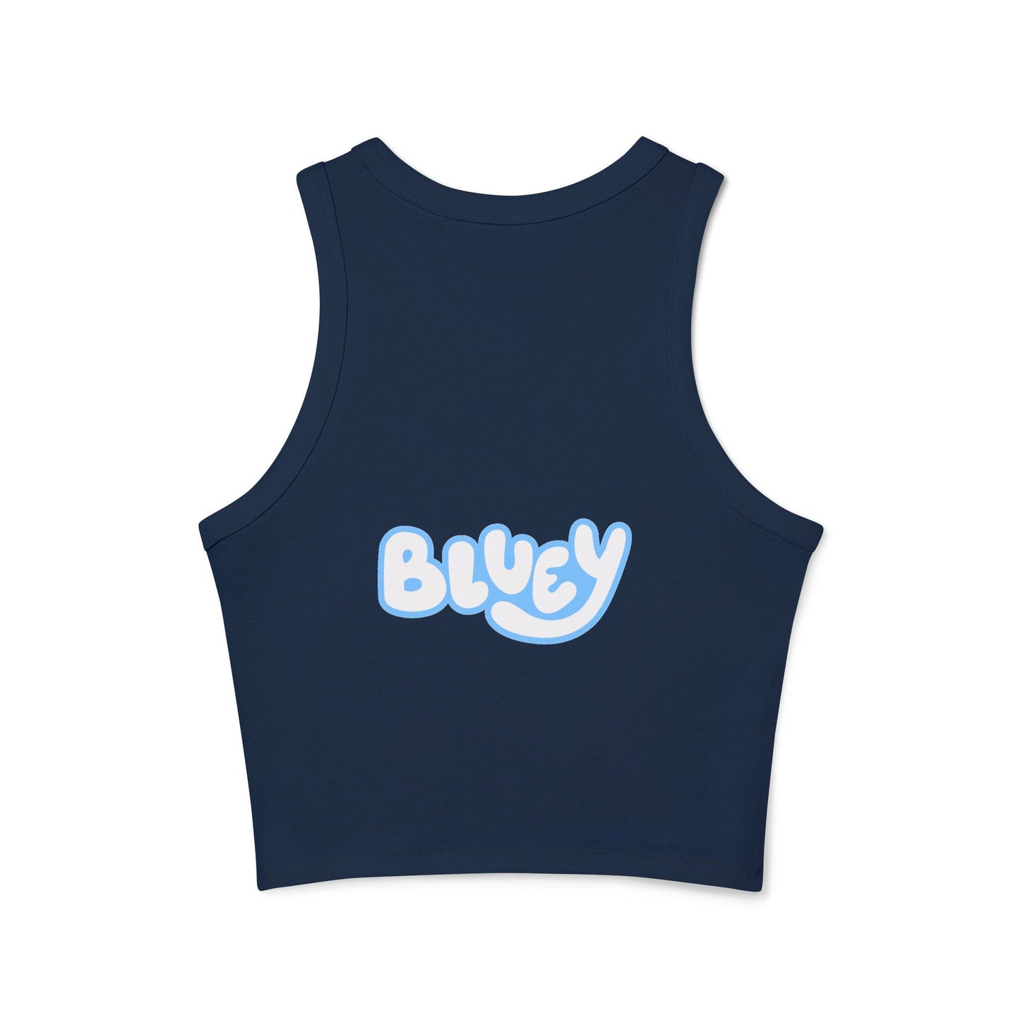 Princess Grace Bluey Women's Micro Rib Racer Tank Top Fun and Stylish for Casual Days