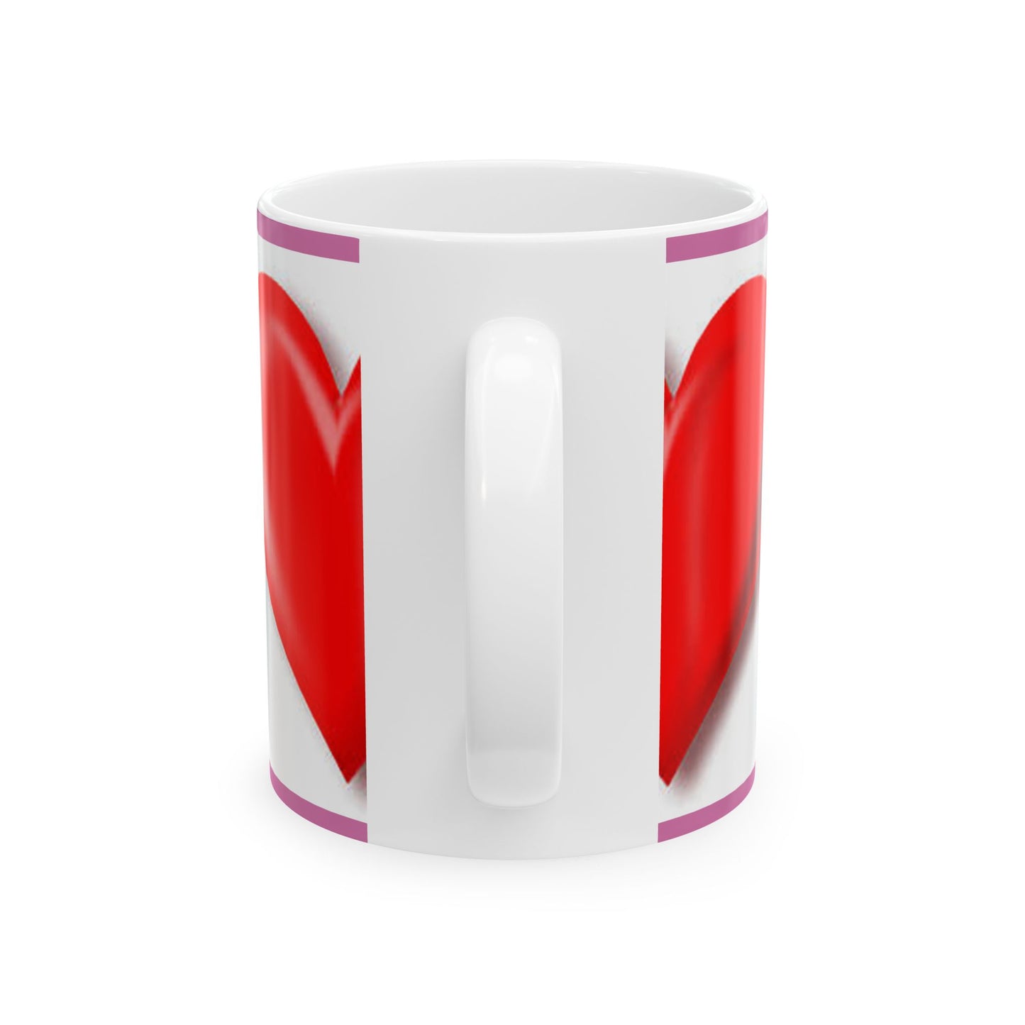 Princess Grace Heart Design Ceramic Mug Perfect Gift for Valentine's Day & Love Enthusiasts