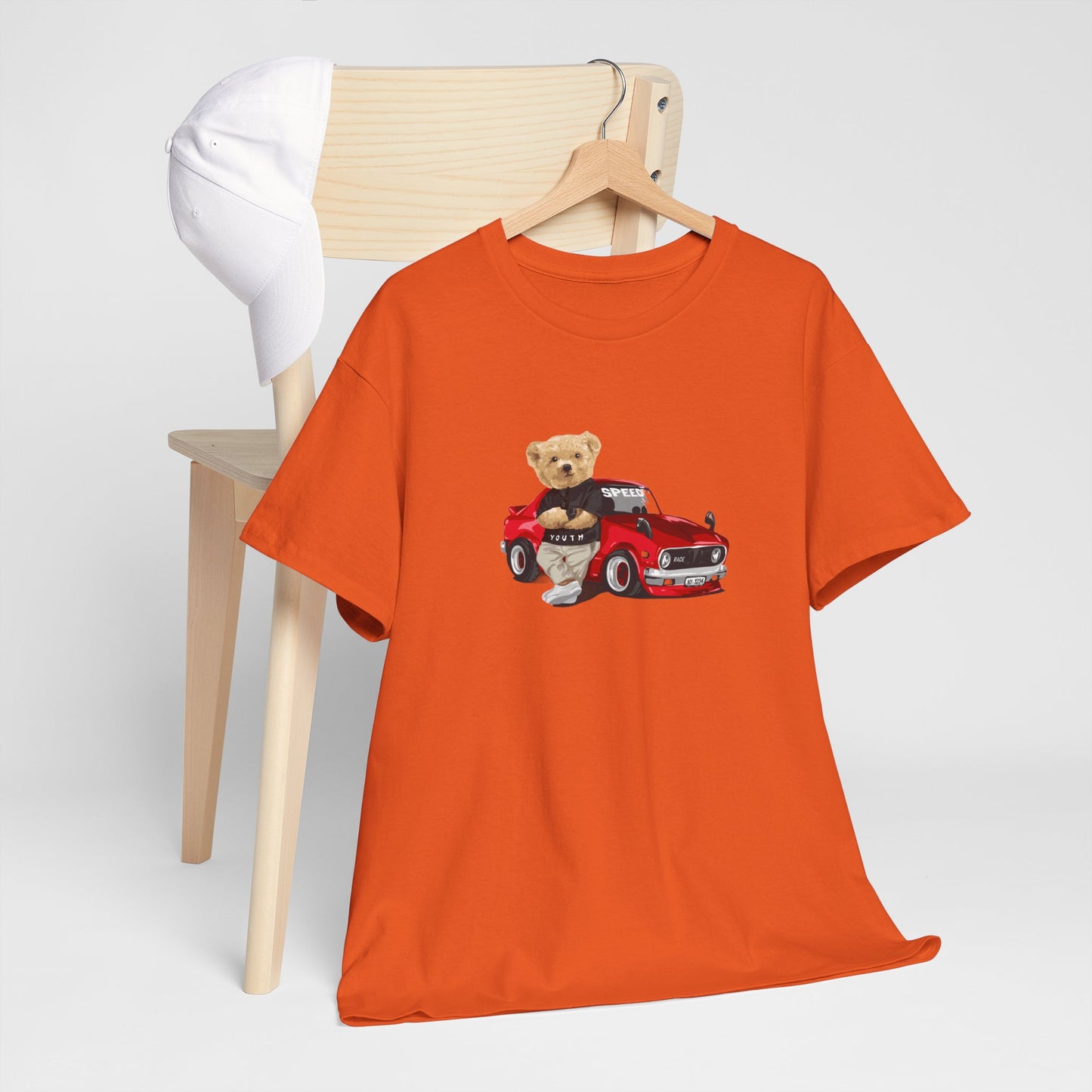 Princess Grace Cute Teddy Bear Unisex Heavy Cotton Tee Casual Wear for All Ages