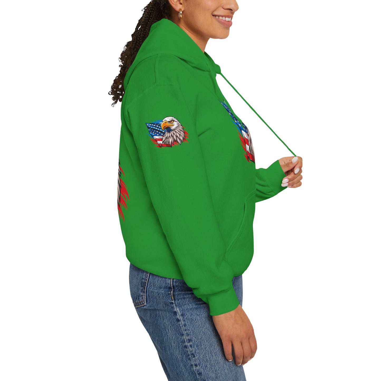 Princess Grace Patriotic Eagle Unisex Heavy Blend Hoodie