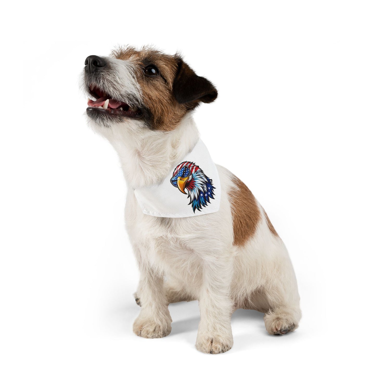 Princess Grace Patriotic Eagle Pet Bandana Collar for Dogs Perfect for Independence Day Celebrations