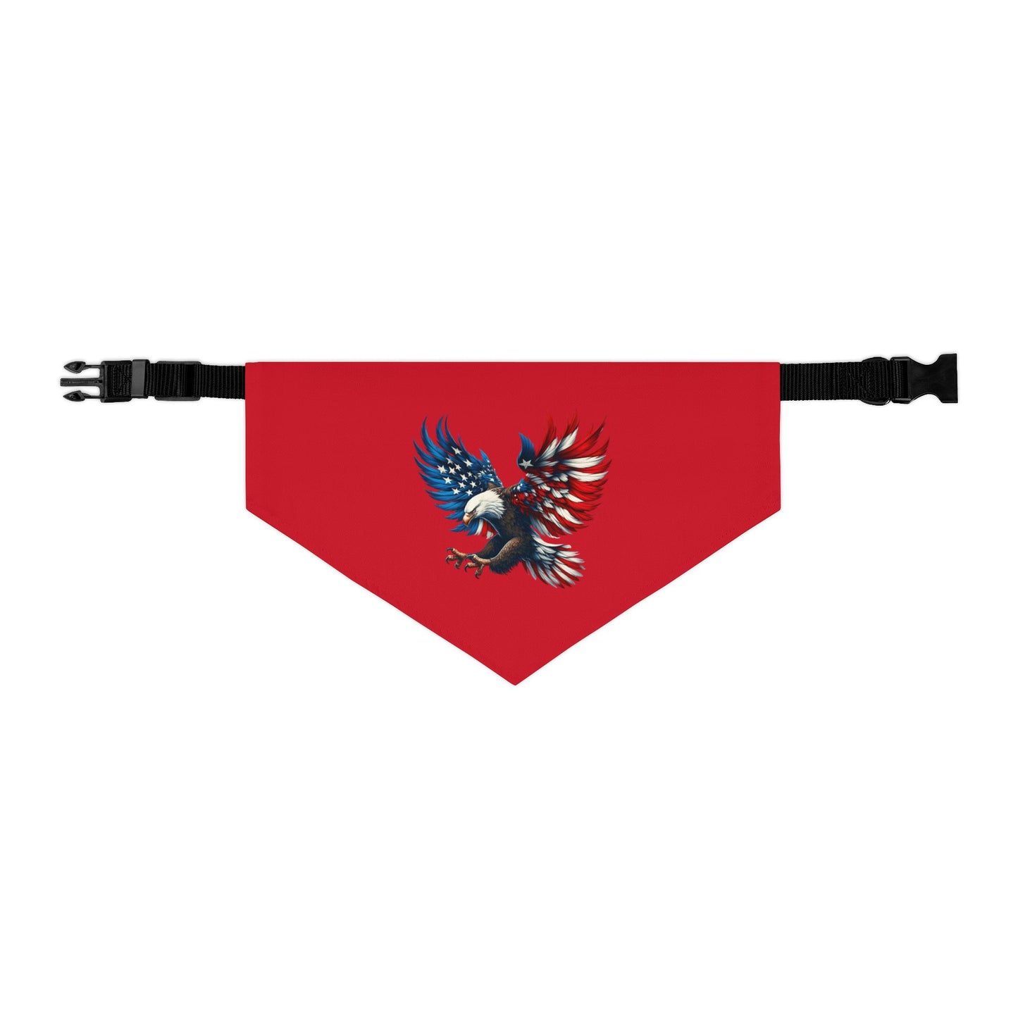 Princess Grace Patriotic Pet Bandana Collar American Eagle Design for Dogs
