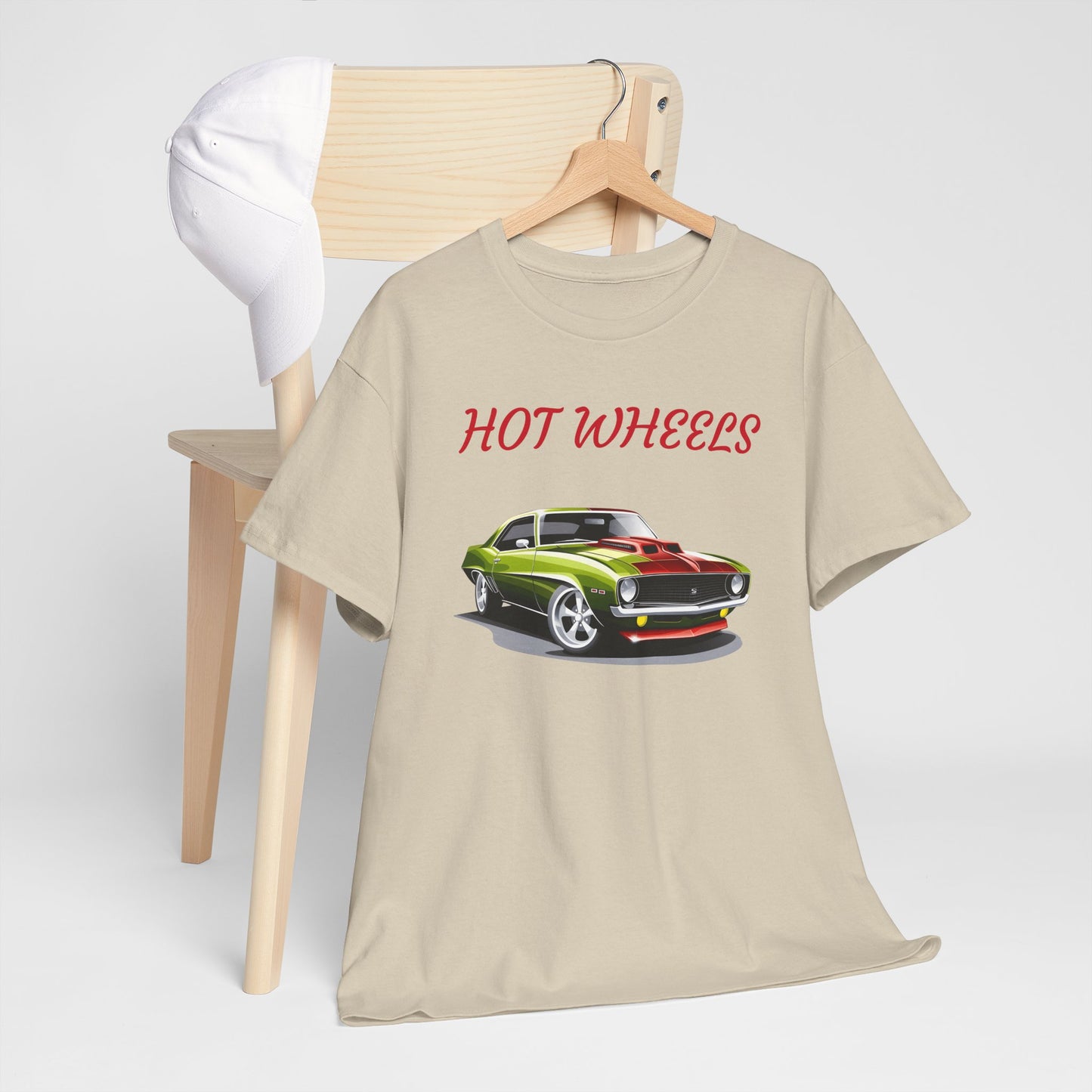 Princess Grace Hot Wheels Unisex Heavy Cotton Tee Classic Car Graphic T-Shirt