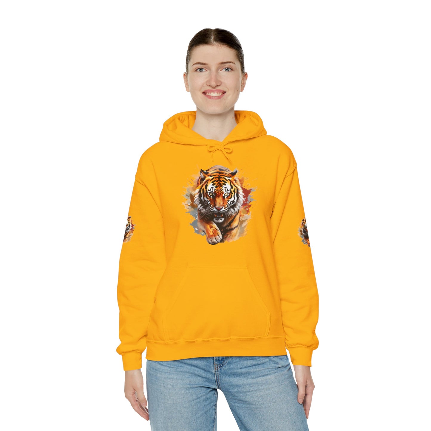 Princess Grace Fierce Tiger Graphic Unisex Heavy Blend Hoodie