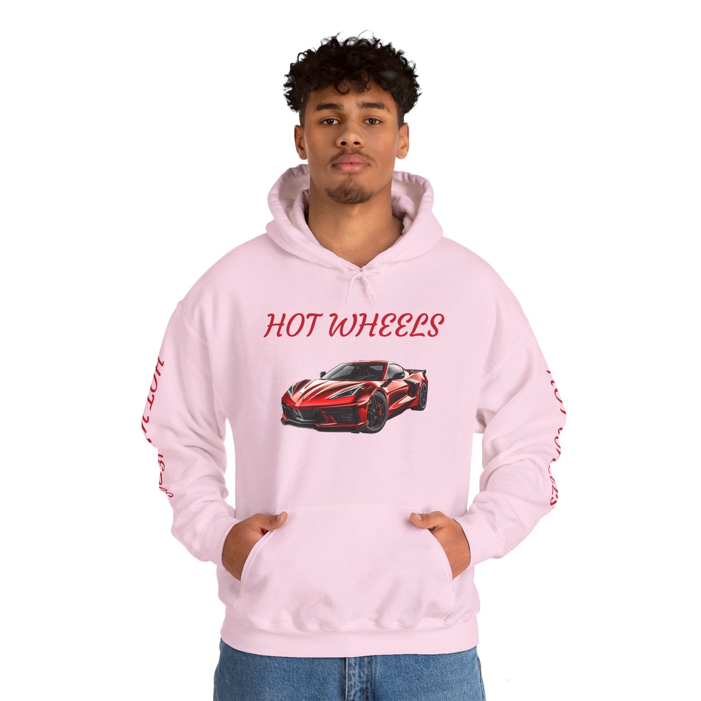 Princess Grace Hot Wheels Unisex Hooded Sweatshirt Stylish Car Graphic Sweatshirt for Car Enthusiasts