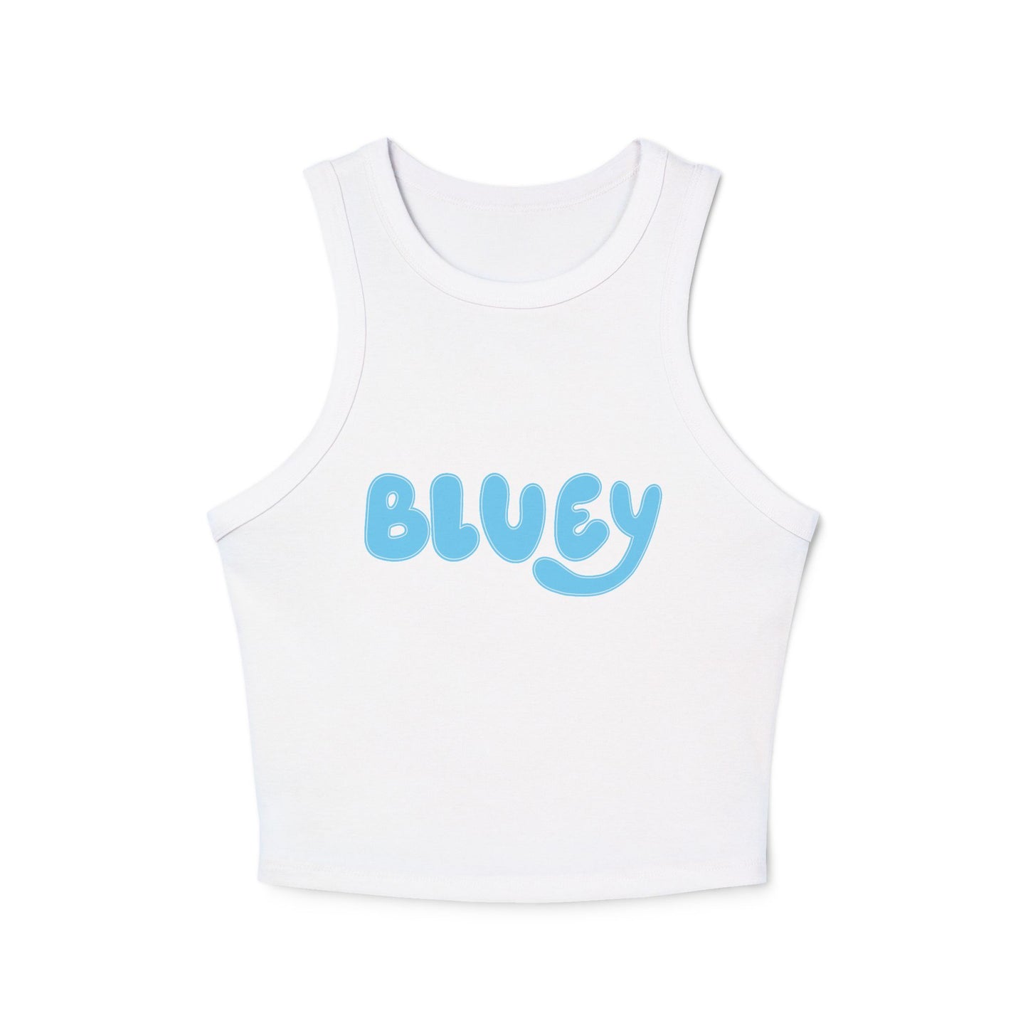Princess Grace Cute Bluey Women's Micro Rib Racer Tank Top Summer Playwear