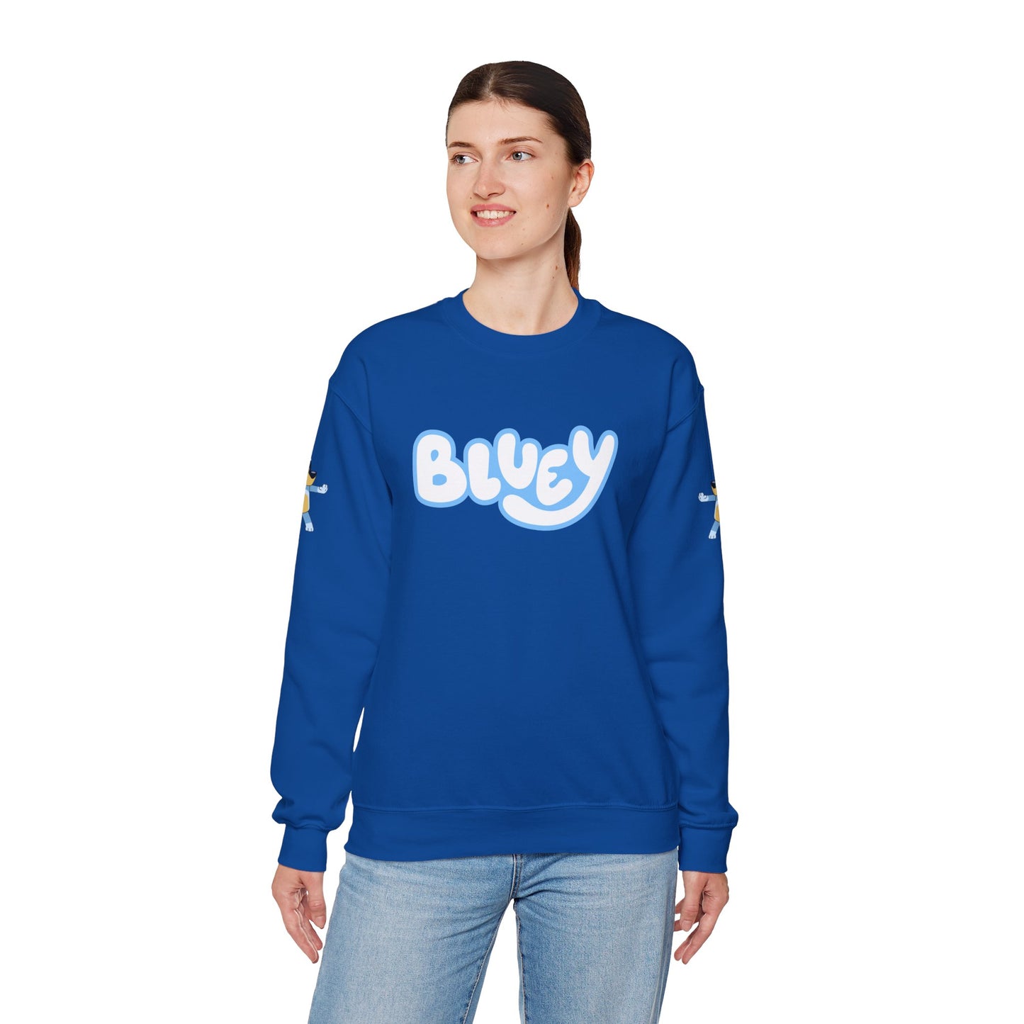 Princess Grace Bluey Crewneck Sweatshirt Cozy Unisex Pullover for Kids & Adults