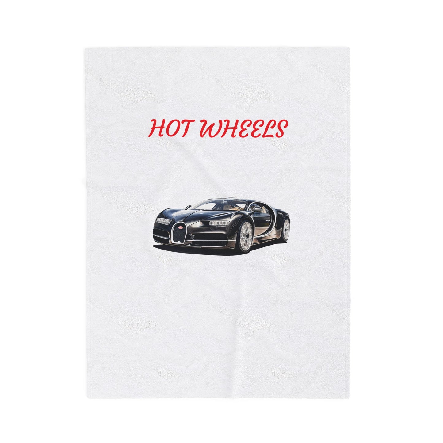Princess Grace Hot Wheels Velveteen Plush Blanket Cozy Car Themed Throw for Kids & Car Enthusiasts
