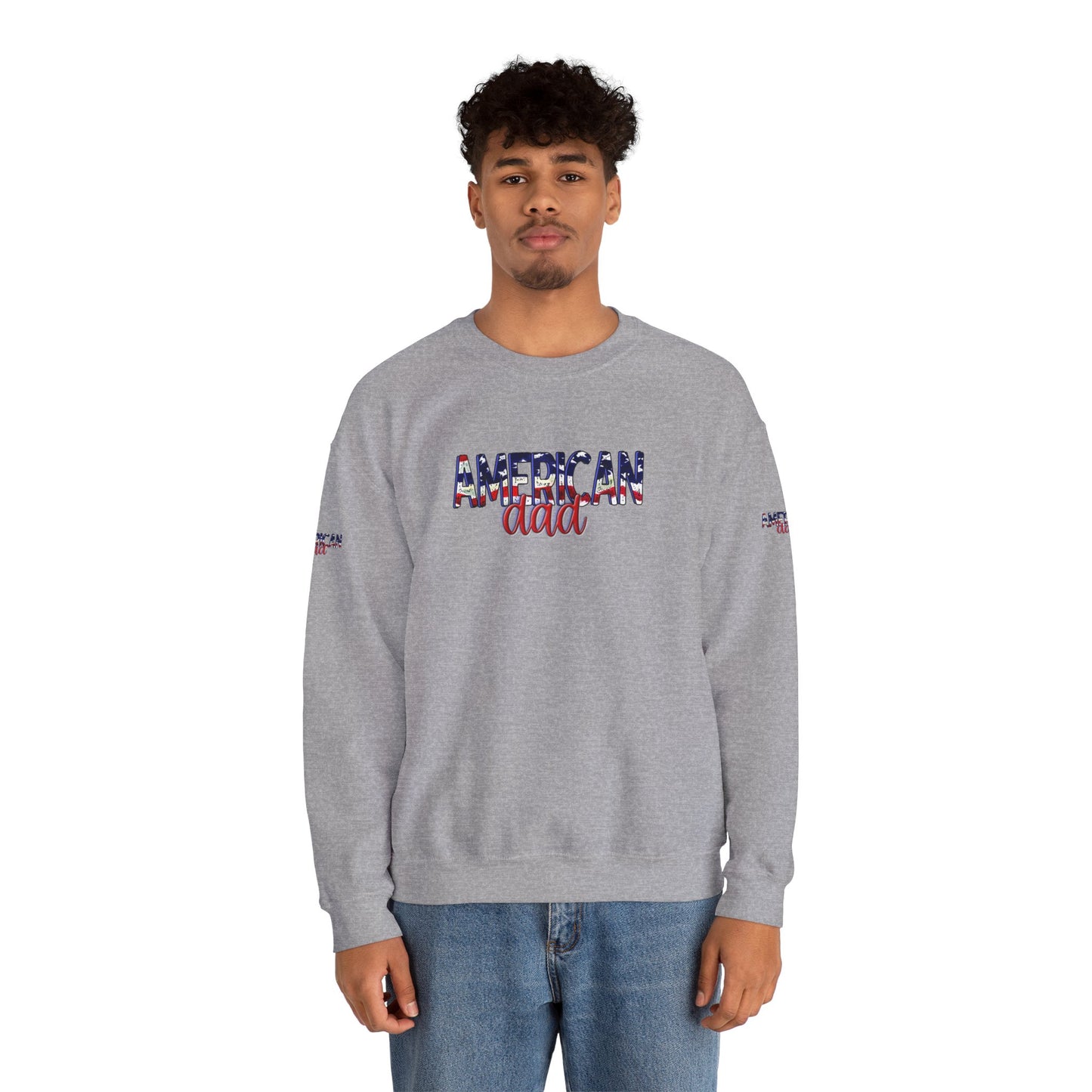 Princess Grace American Dad Unisex Crewneck Sweatshirt Patriotic Gift for Father's Day