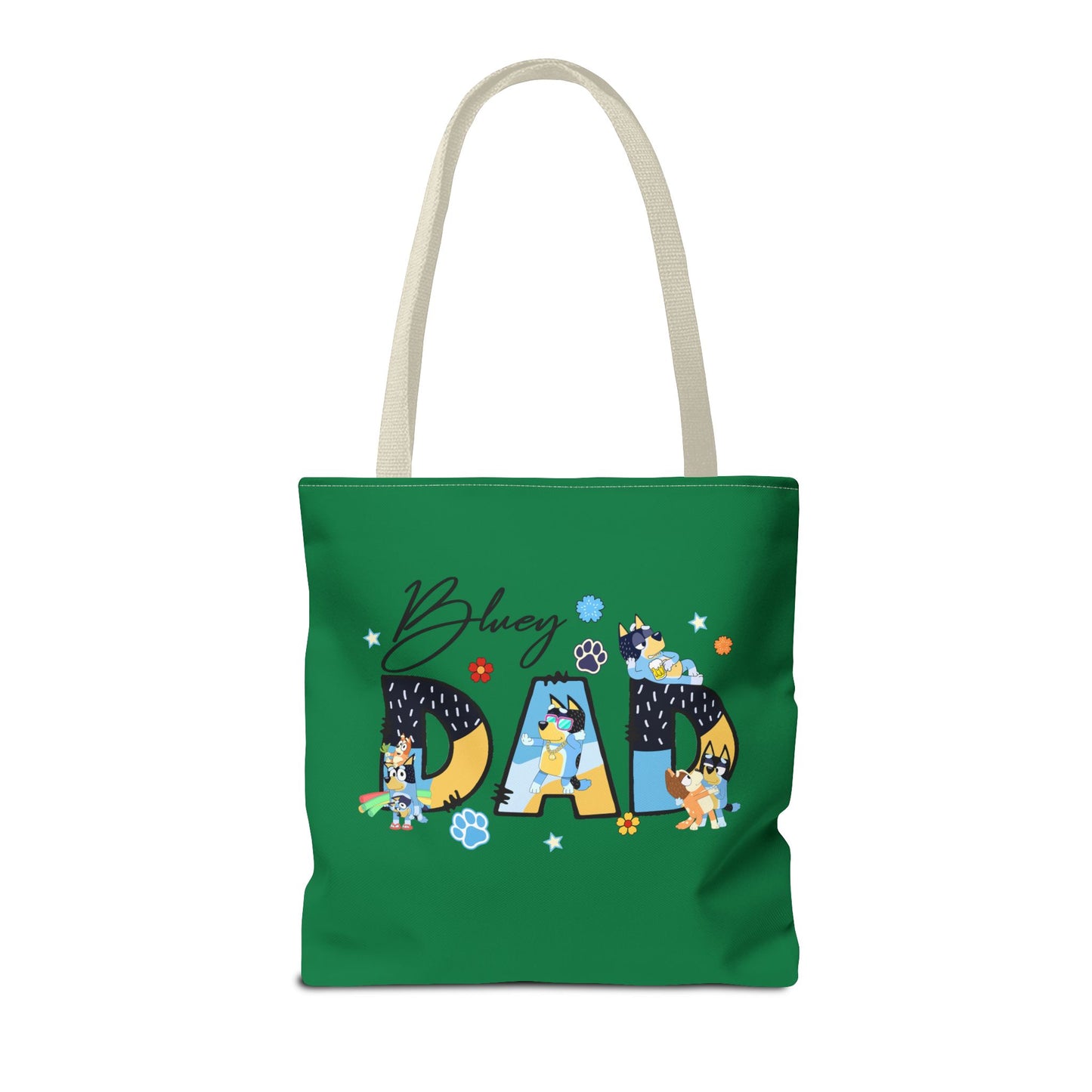Princess Grace Bluey Dad Tote Bag Fun & Functional Gift for Dog Lovers